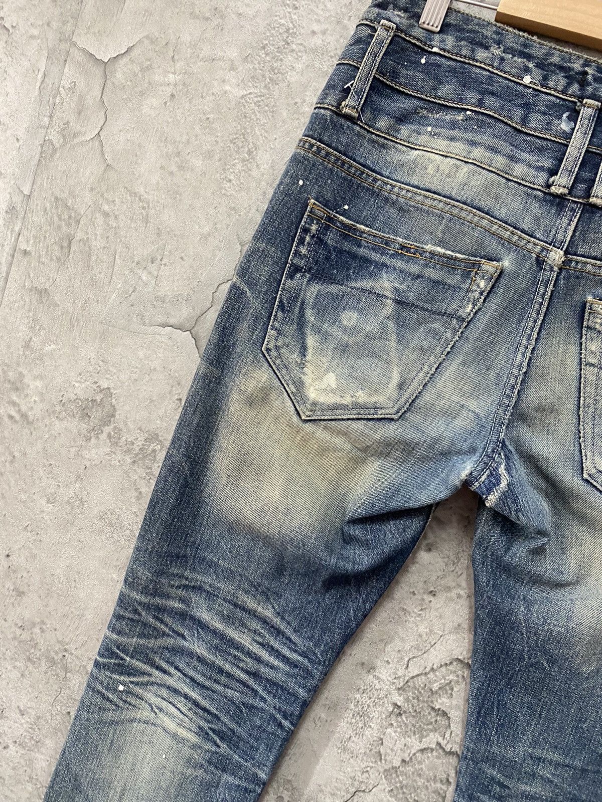 Japanese Brand × The Real McCoy's Mr Mccoy Technical Apparel Triple Waist Distressed Denim Size US 31 - 14 Thumbnail