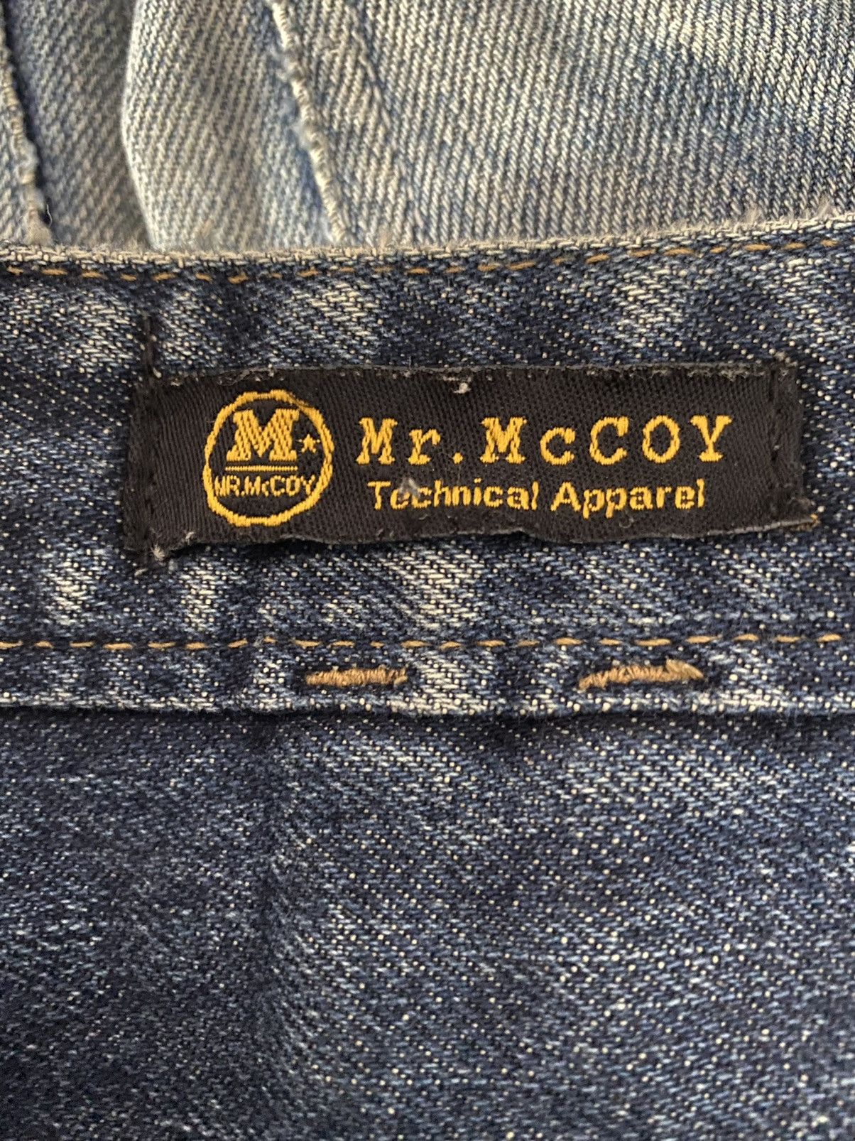 Japanese Brand × The Real McCoy's Mr Mccoy Technical Apparel Triple Waist Distressed Denim Size US 31 - 16 Thumbnail