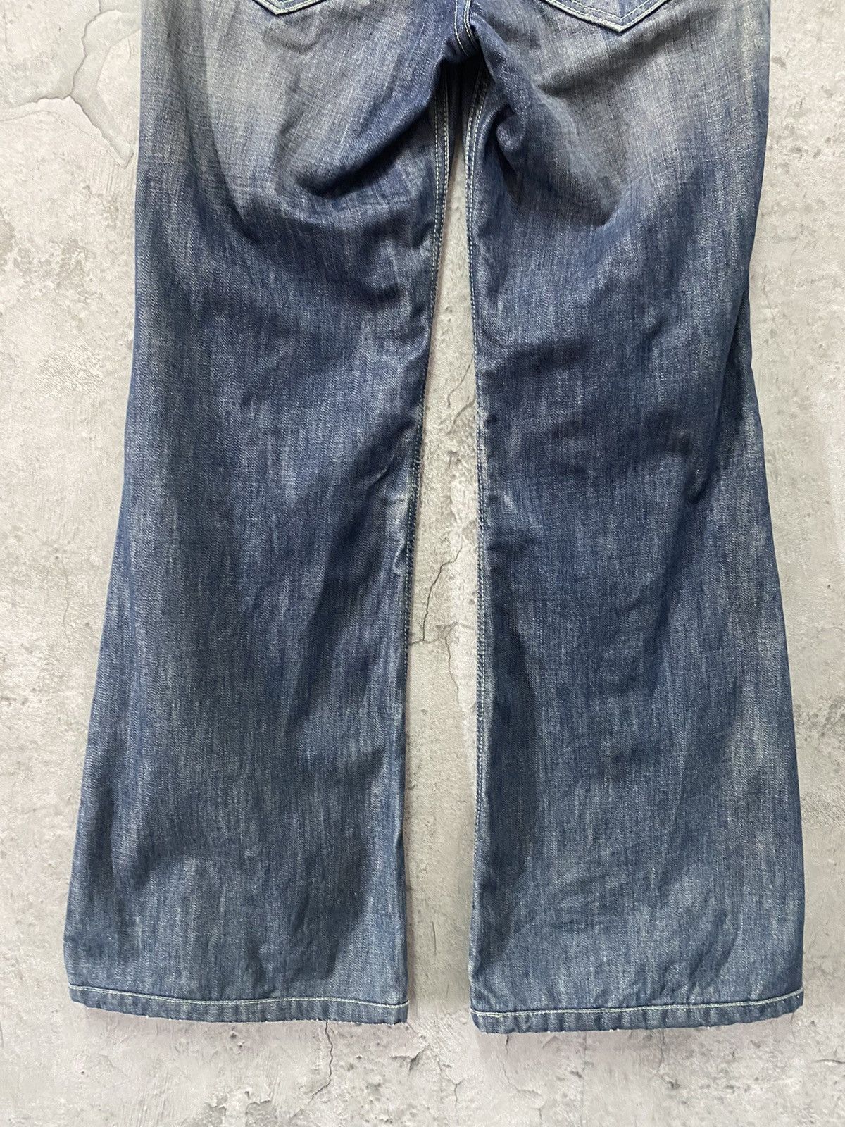 Japanese Brand BlueCoin Japan Distressed Flared Denim Pants Size US 29 - 10 Thumbnail