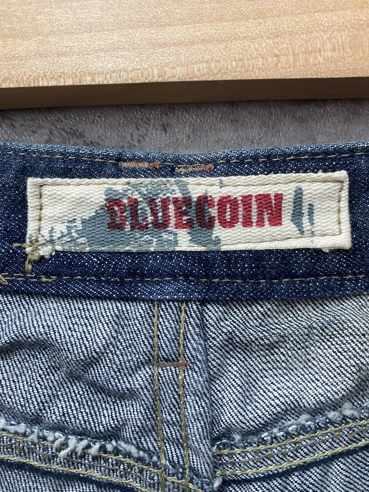 Japanese Brand BlueCoin Japan Distressed Flared Denim Pants Size US 29 - 12 Thumbnail