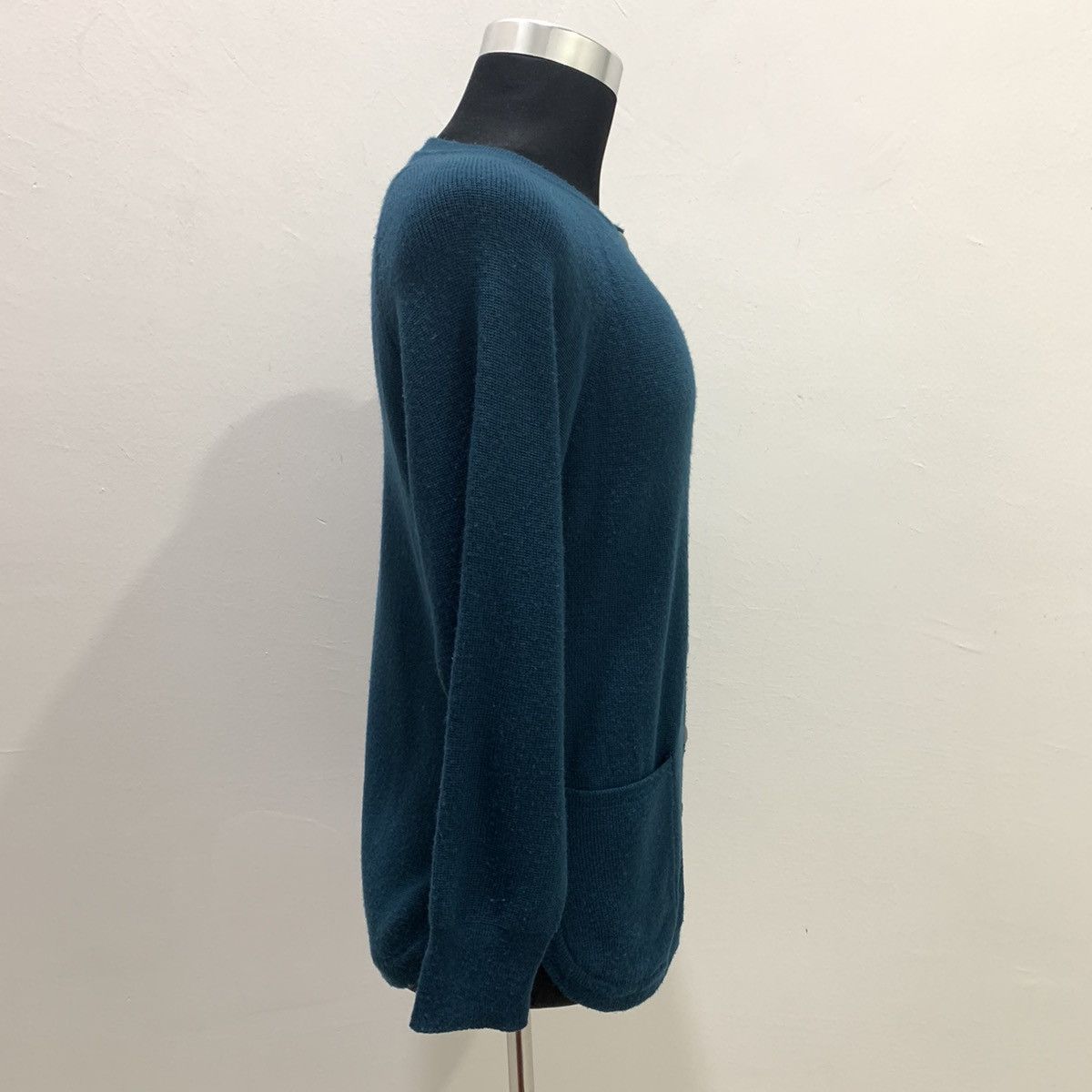 Designer SUNLAMAIL Button Curved Hem Doublepocket Knit Wool Cardigan Size M / US 6-8 / IT 42-44 - 12 Thumbnail