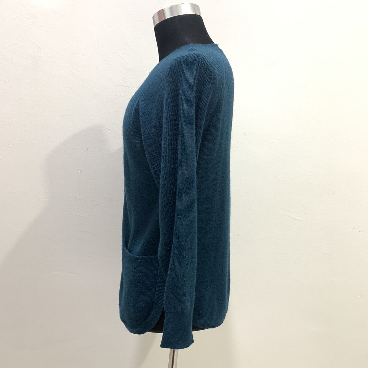 Designer SUNLAMAIL Button Curved Hem Doublepocket Knit Wool Cardigan Size M / US 6-8 / IT 42-44 - 11 Thumbnail