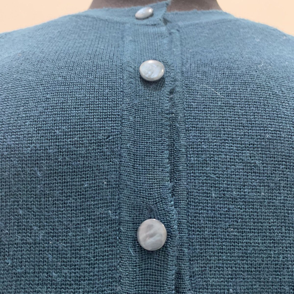 Designer SUNLAMAIL Button Curved Hem Doublepocket Knit Wool Cardigan Size M / US 6-8 / IT 42-44 - 10 Thumbnail