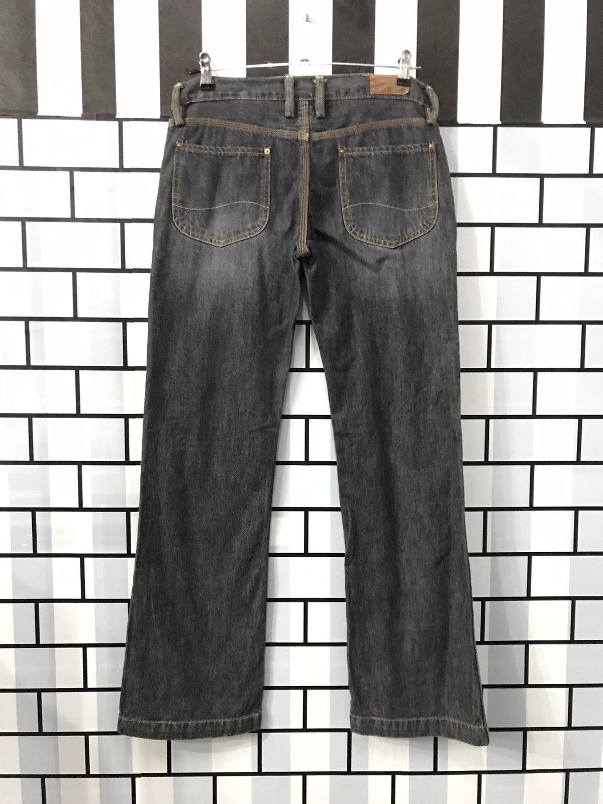 Japanese Brand × Vintage branch dept japan carpenter workwear flared denim pants Size US 29 - 10 Thumbnail