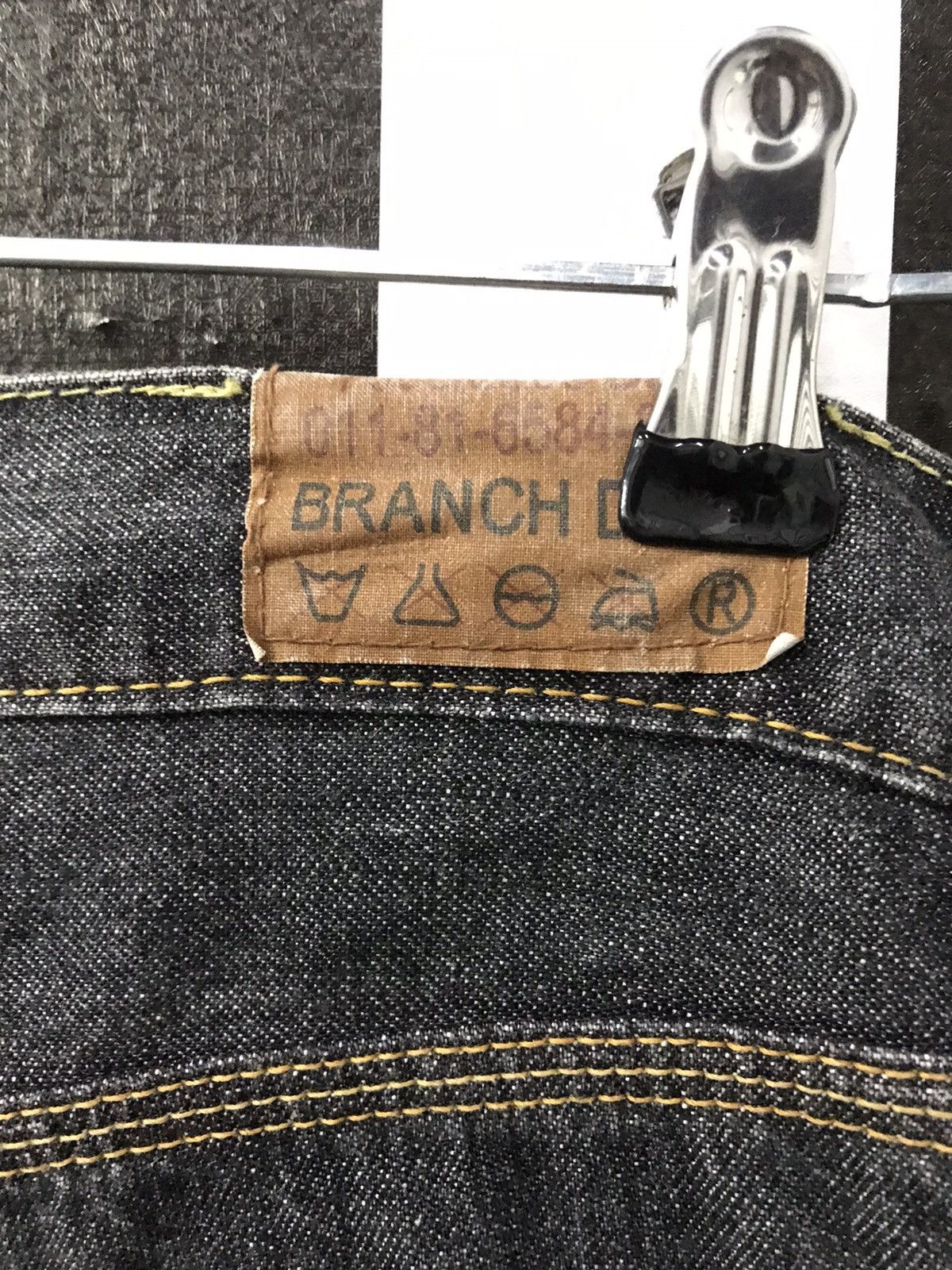 Japanese Brand × Vintage branch dept japan carpenter workwear flared denim pants Size US 29 - 13 Thumbnail