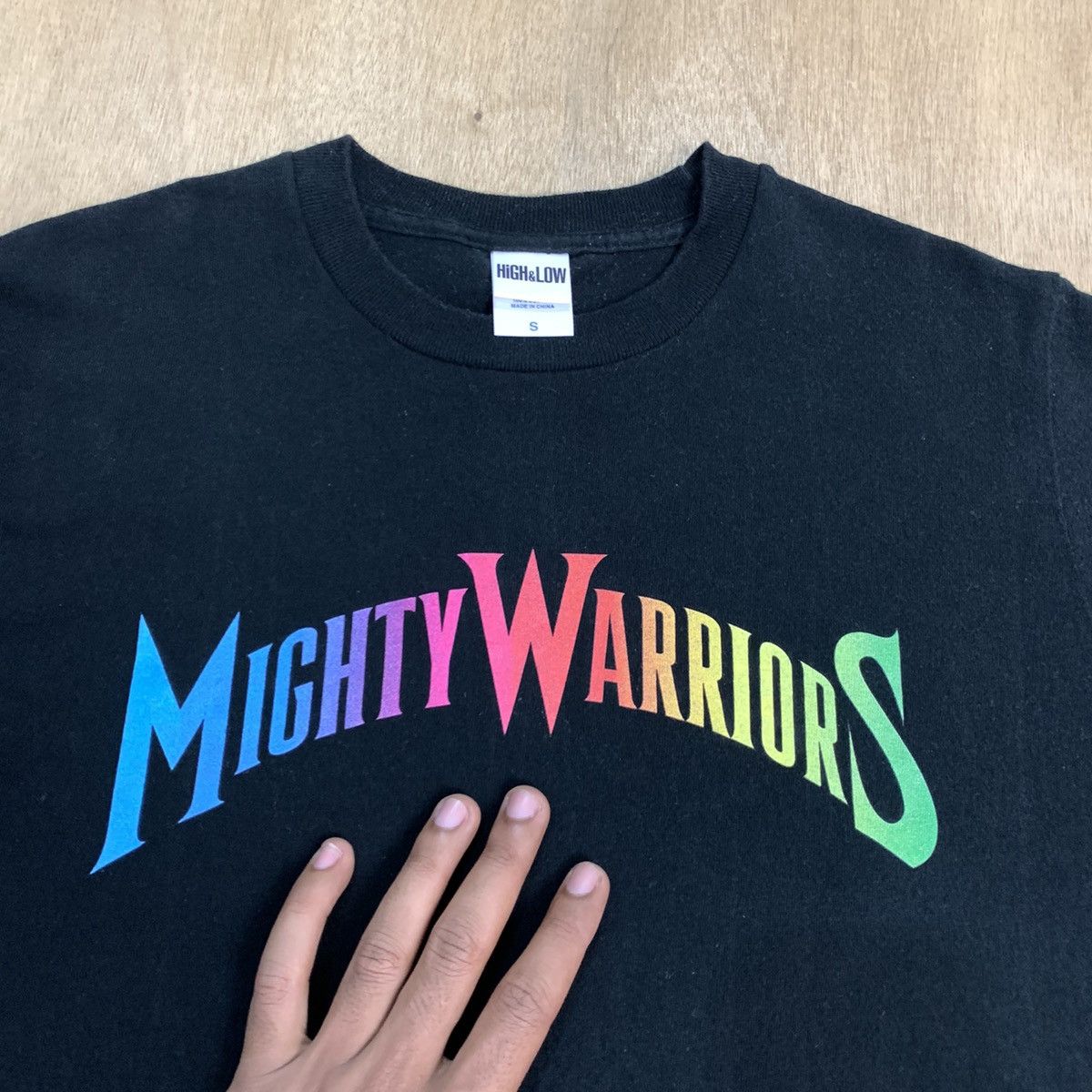 HAL Studios HIGH & LOWS MIGHTY WARRIOR Rainbow Skull Graphic Summer Tee Size US S / EU 44-46 / 1 - 7 Thumbnail