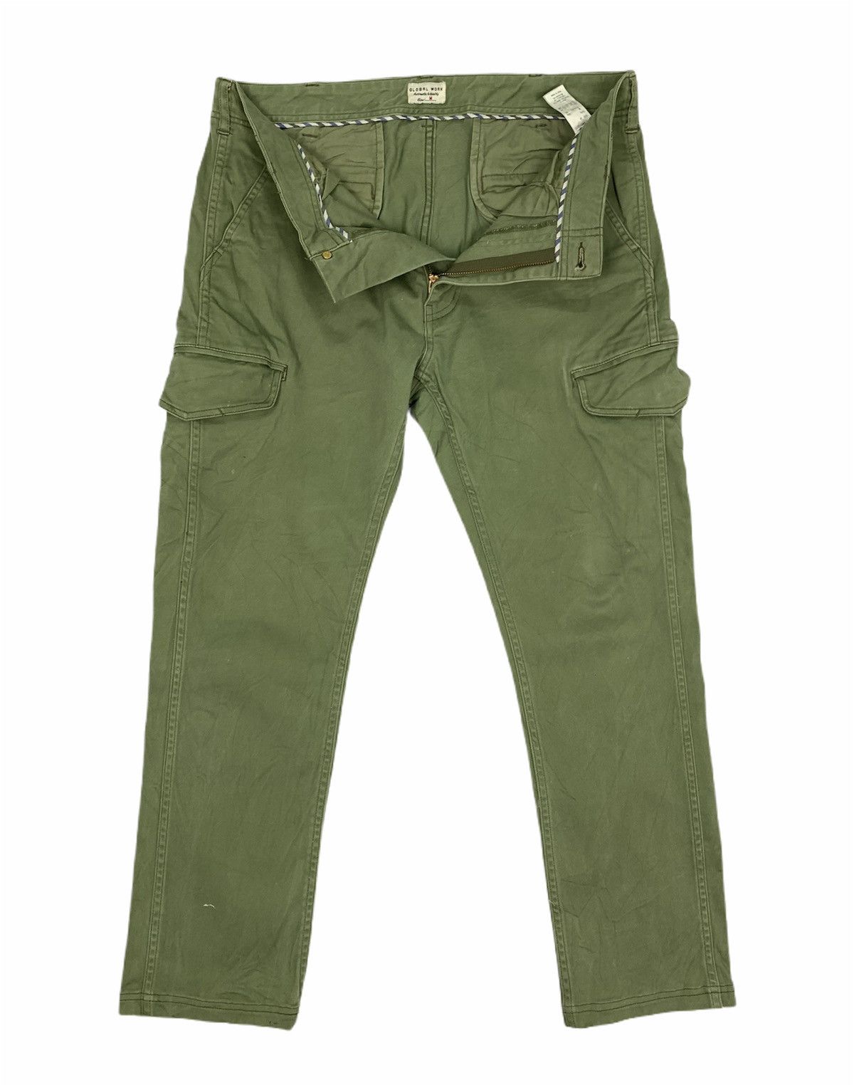 Global Work × Japanese Brand GLOBALWORK Authentic Multipocket Tactical Utility CargoPant Size US 31 - 3 Thumbnail