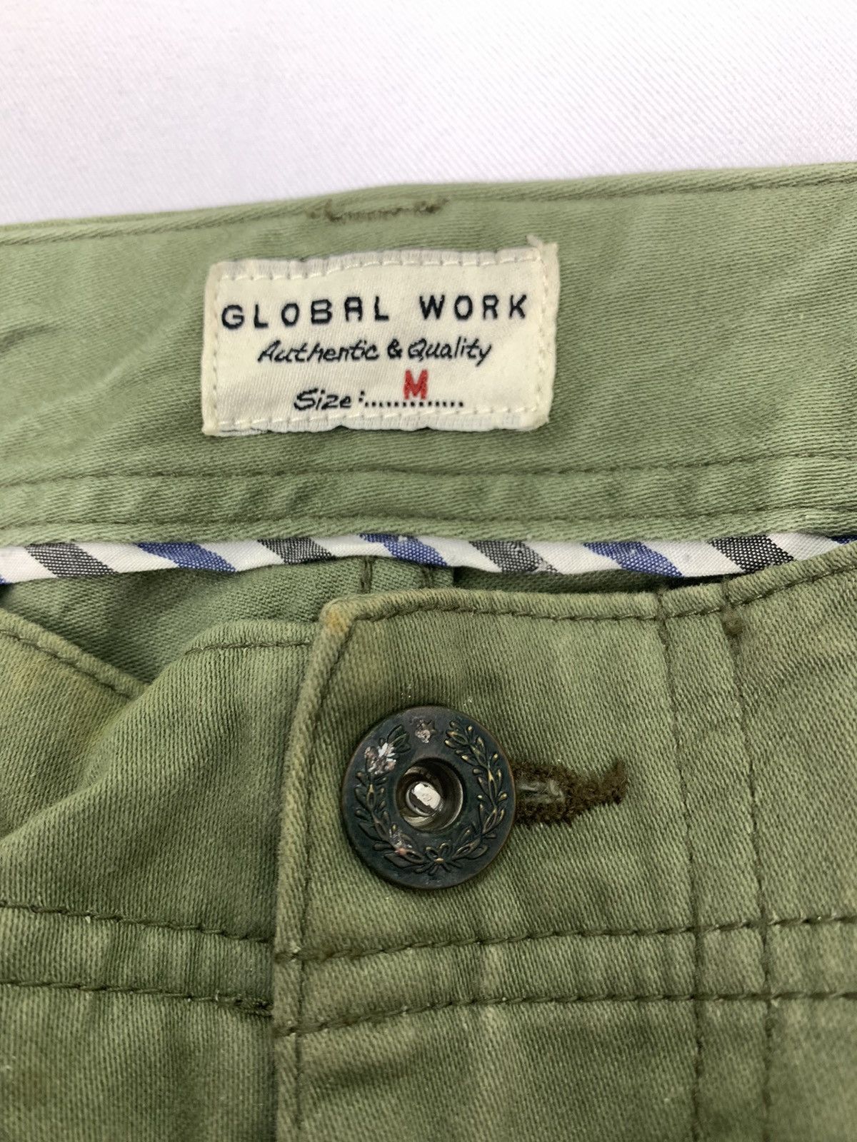 Global Work × Japanese Brand GLOBALWORK Authentic Multipocket Tactical Utility CargoPant Size US 31 - 12 Thumbnail