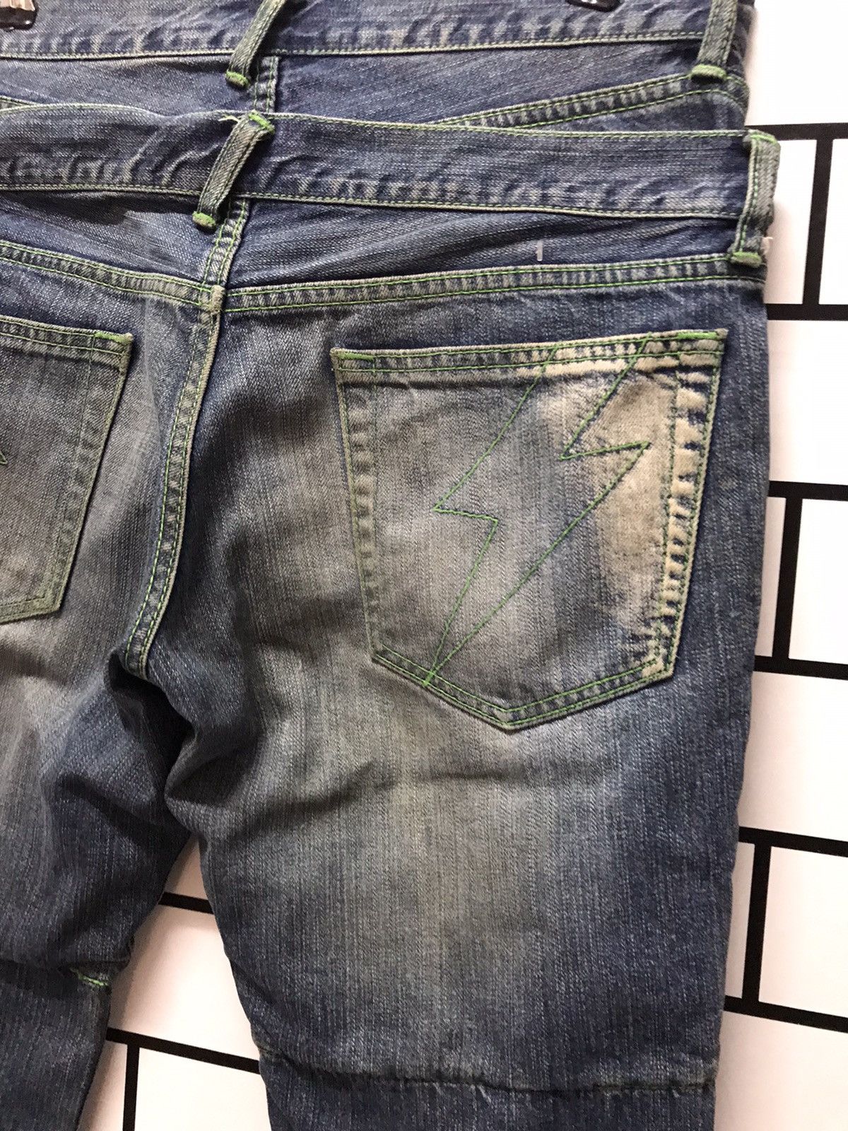 Japanese Brand × PPFM PPFM JAPAN RECONSTRUCT DOUBLE WAIST MULTIPOCKET DENIM PANTS Size US 32 / EU 48 - 15 Thumbnail