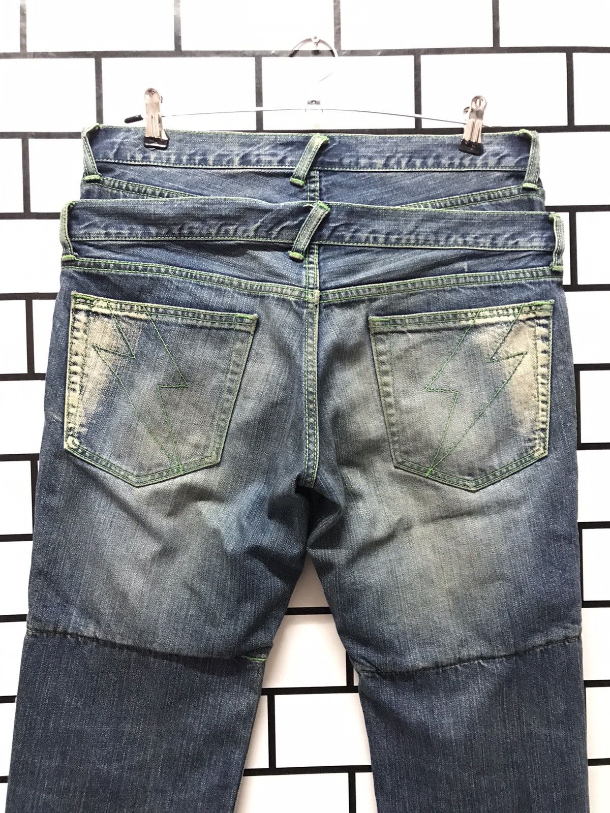 Japanese Brand × PPFM PPFM JAPAN RECONSTRUCT DOUBLE WAIST MULTIPOCKET DENIM PANTS Size US 32 / EU 48 - 12 Thumbnail