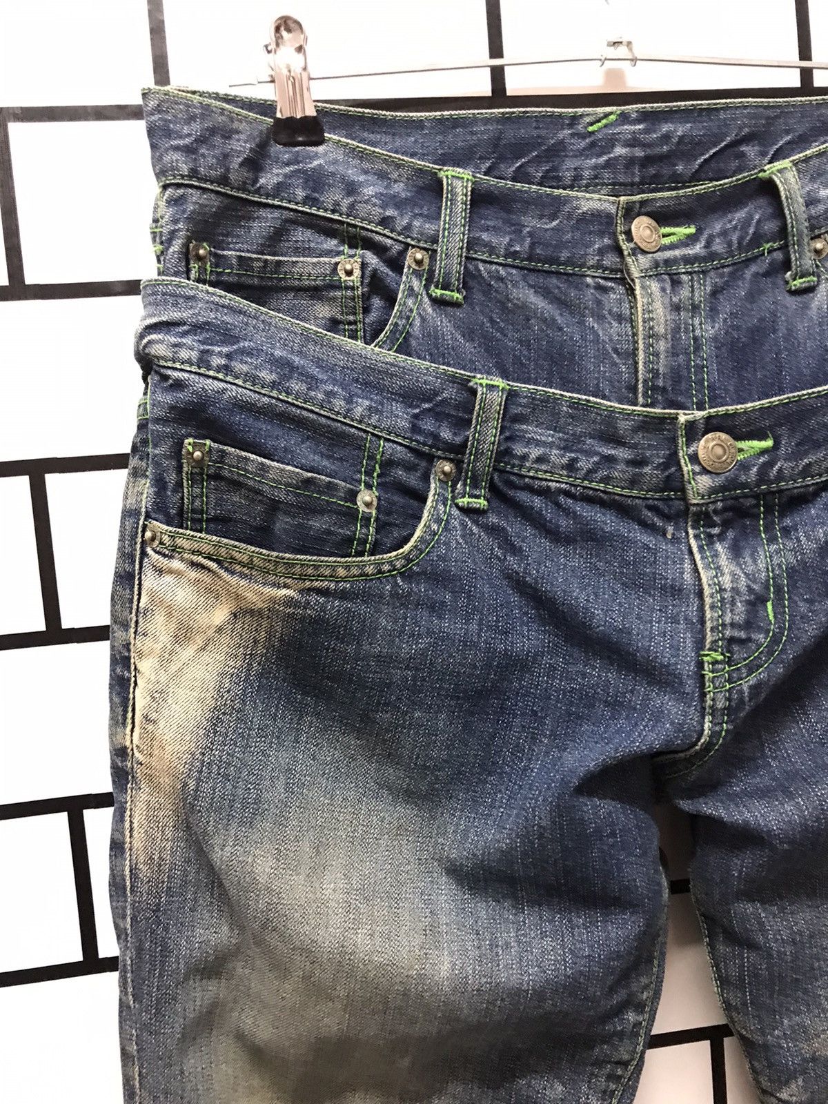 Japanese Brand × PPFM PPFM JAPAN RECONSTRUCT DOUBLE WAIST MULTIPOCKET DENIM PANTS Size US 32 / EU 48 - 9 Thumbnail