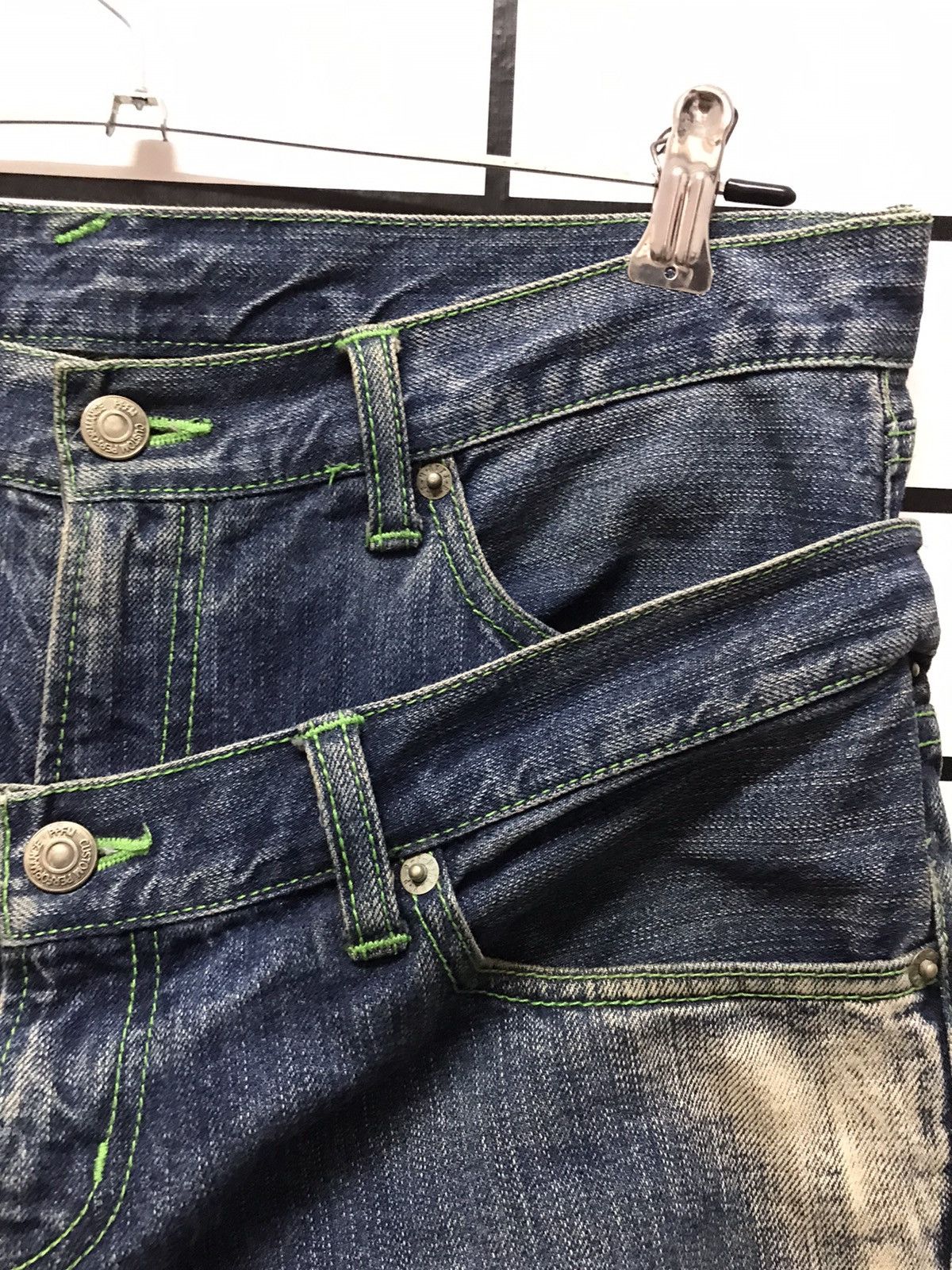 Japanese Brand × PPFM PPFM JAPAN RECONSTRUCT DOUBLE WAIST MULTIPOCKET DENIM PANTS Size US 32 / EU 48 - 7 Thumbnail