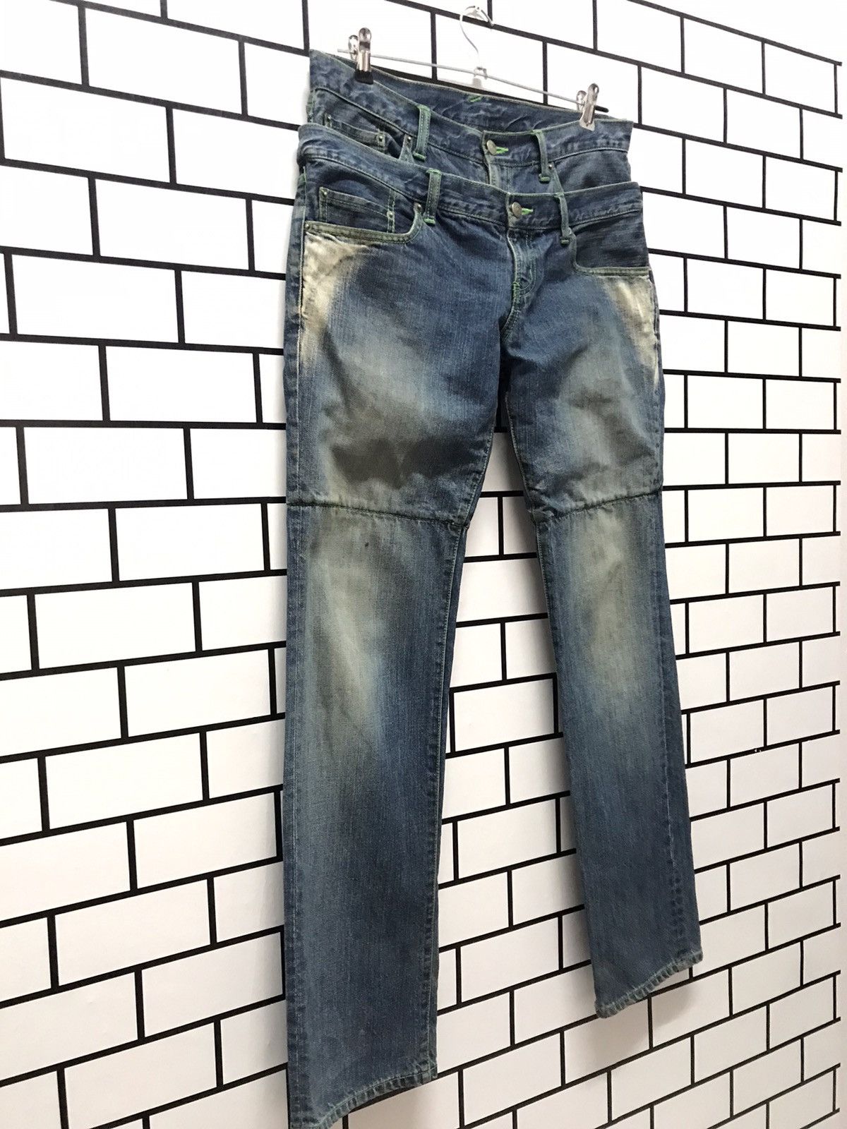 Japanese Brand × PPFM PPFM JAPAN RECONSTRUCT DOUBLE WAIST MULTIPOCKET DENIM PANTS Size US 32 / EU 48 - 5 Thumbnail
