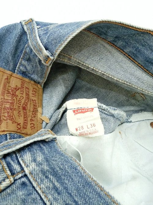 Levi's × Vintage 90s Vintage Levis 501 Made In USA Distressed Jeans 26x29 Size US 26 / EU 42 - 10 Thumbnail