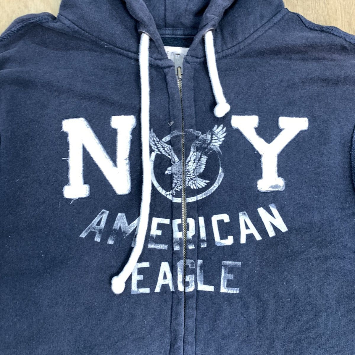 American Eagle Outfitters Vtg AMERICAN EAGLE OUTFITTER NewYork Spellout Hoodie Jacket Size US M / EU 48-50 / 2 - 7 Thumbnail