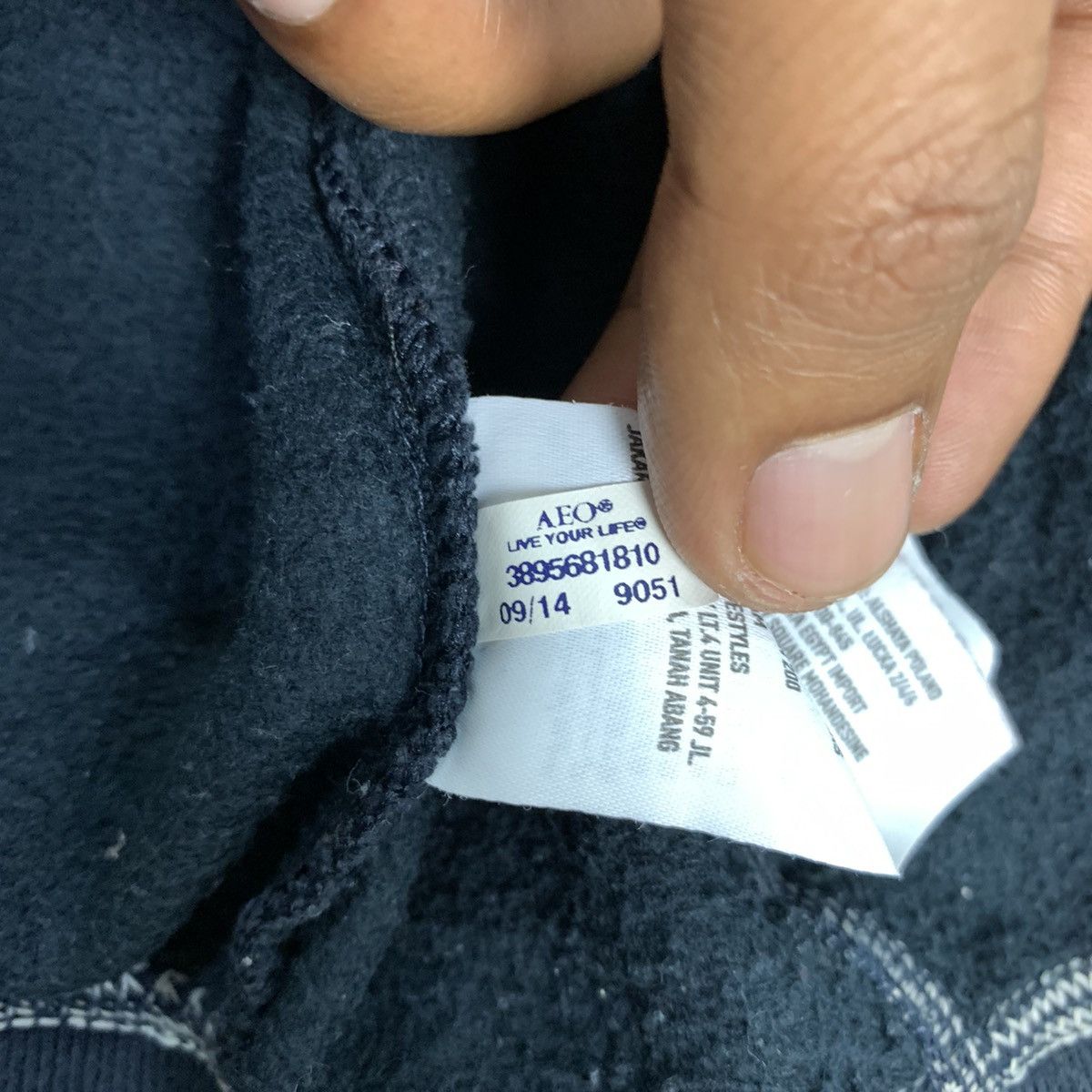 American Eagle Outfitters Vtg AMERICAN EAGLE OUTFITTER NewYork Spellout Hoodie Jacket Size US M / EU 48-50 / 2 - 20 Thumbnail