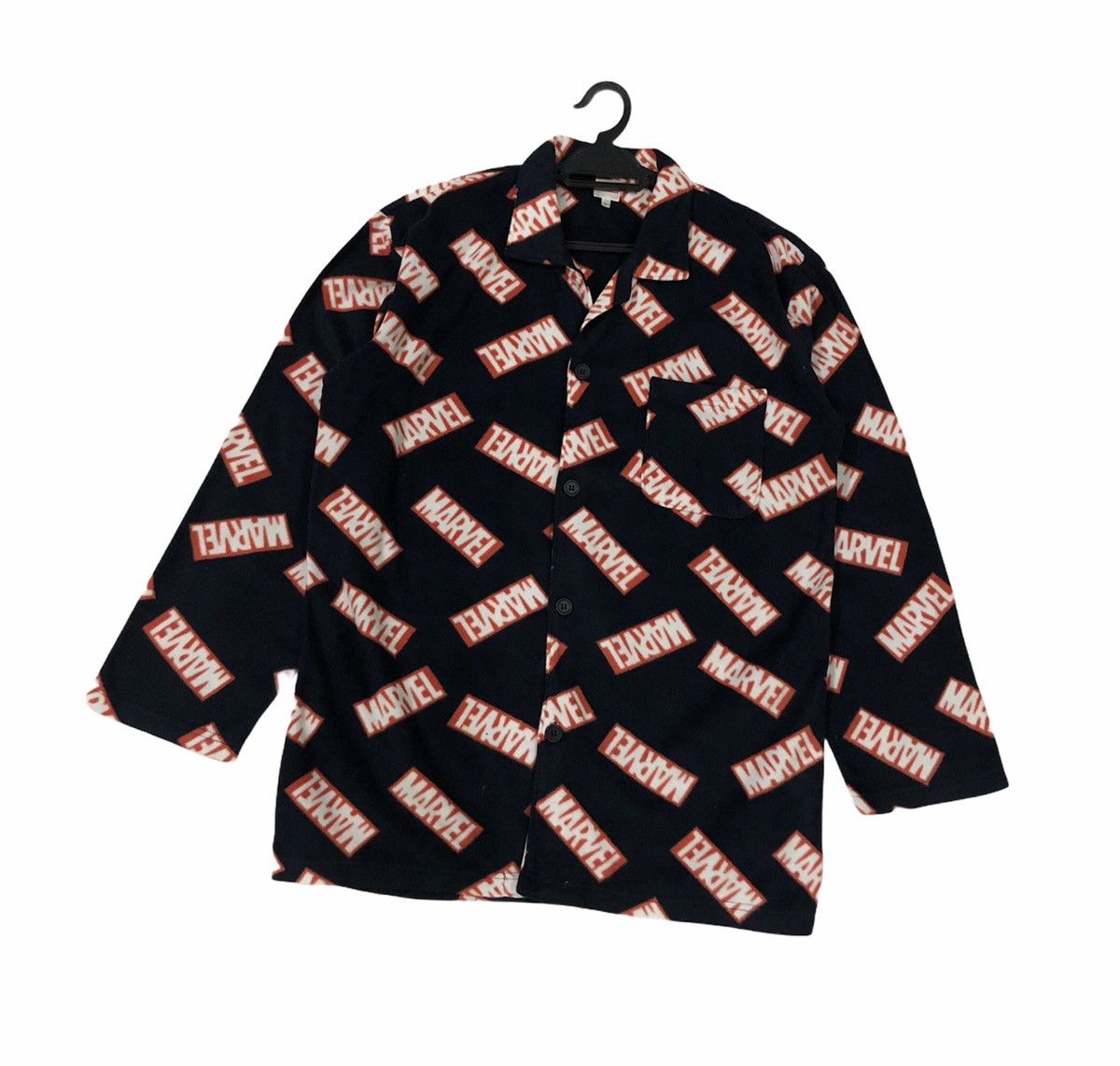 DC Comics Marvel Fleece Full Print Pajamas Shirt Size US L / EU 52-54 / 3 - 2 Thumbnail