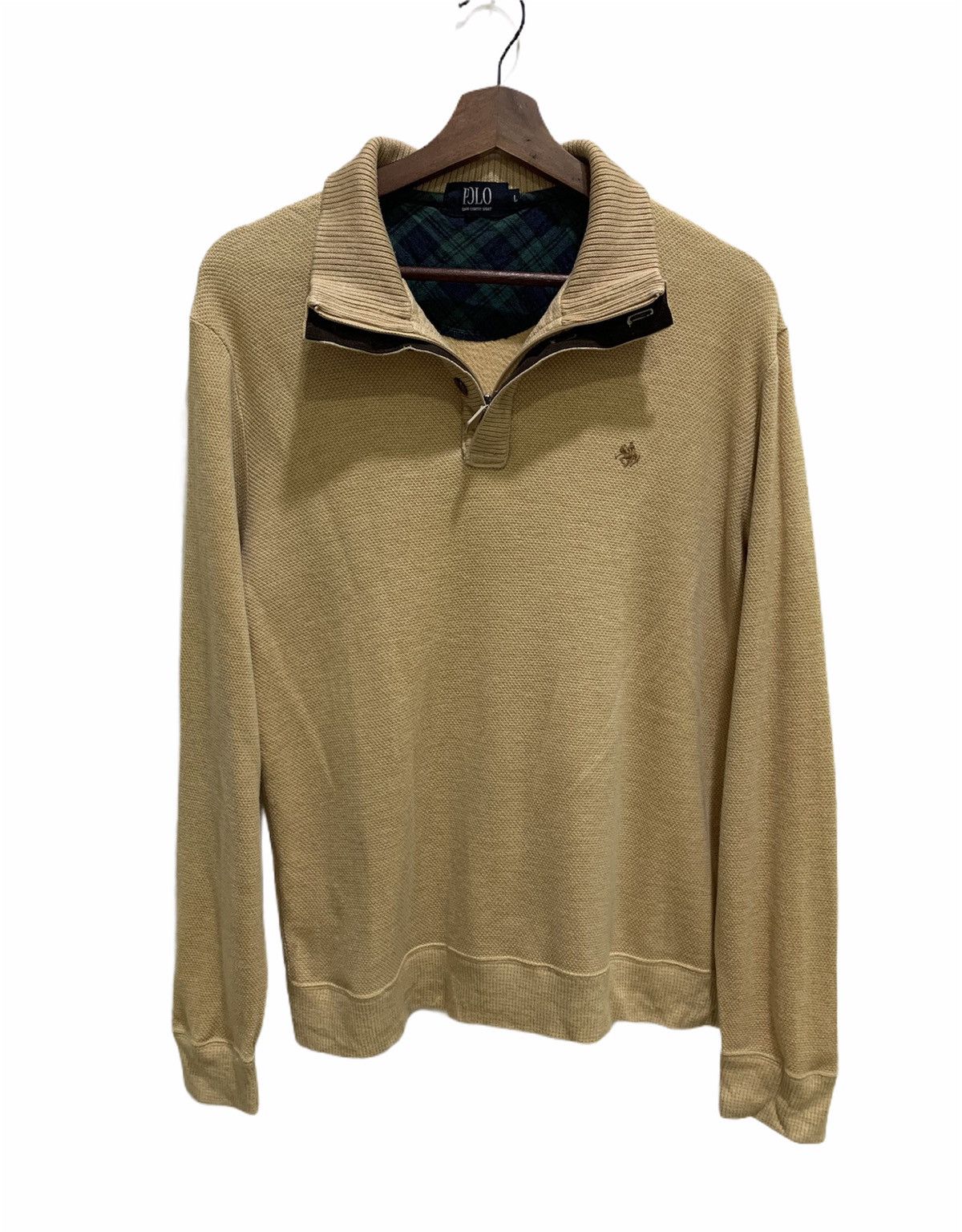 Polo Ralph Lauren × Ralph Lauren Sport POLO RALPH LAUREN BRITISH SPORT Button Up Collar Sweatshirt Size US M / EU 48-50 / 2 - 3 Thumbnail