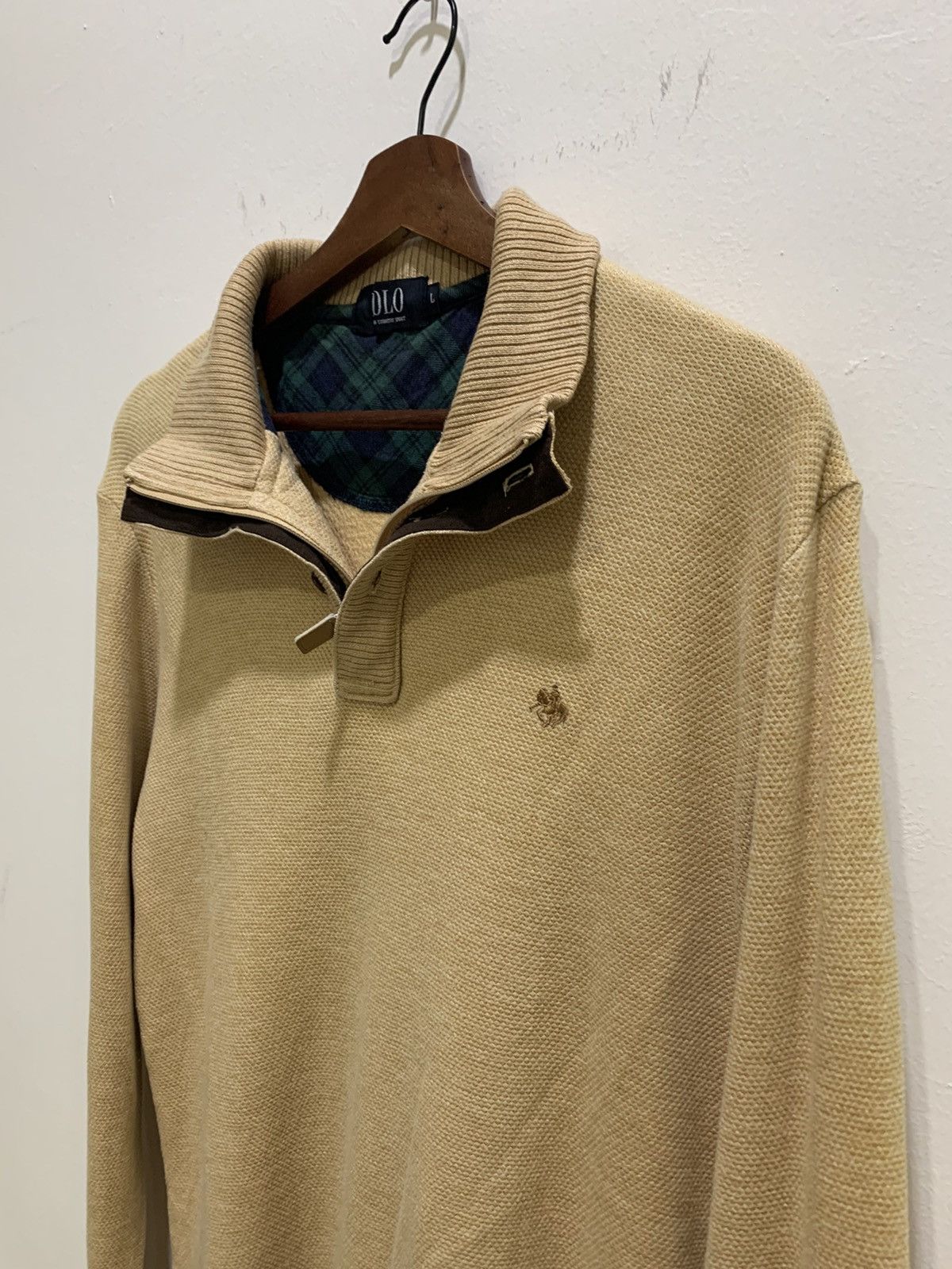 Polo Ralph Lauren × Ralph Lauren Sport POLO RALPH LAUREN BRITISH SPORT Button Up Collar Sweatshirt Size US M / EU 48-50 / 2 - 7 Thumbnail