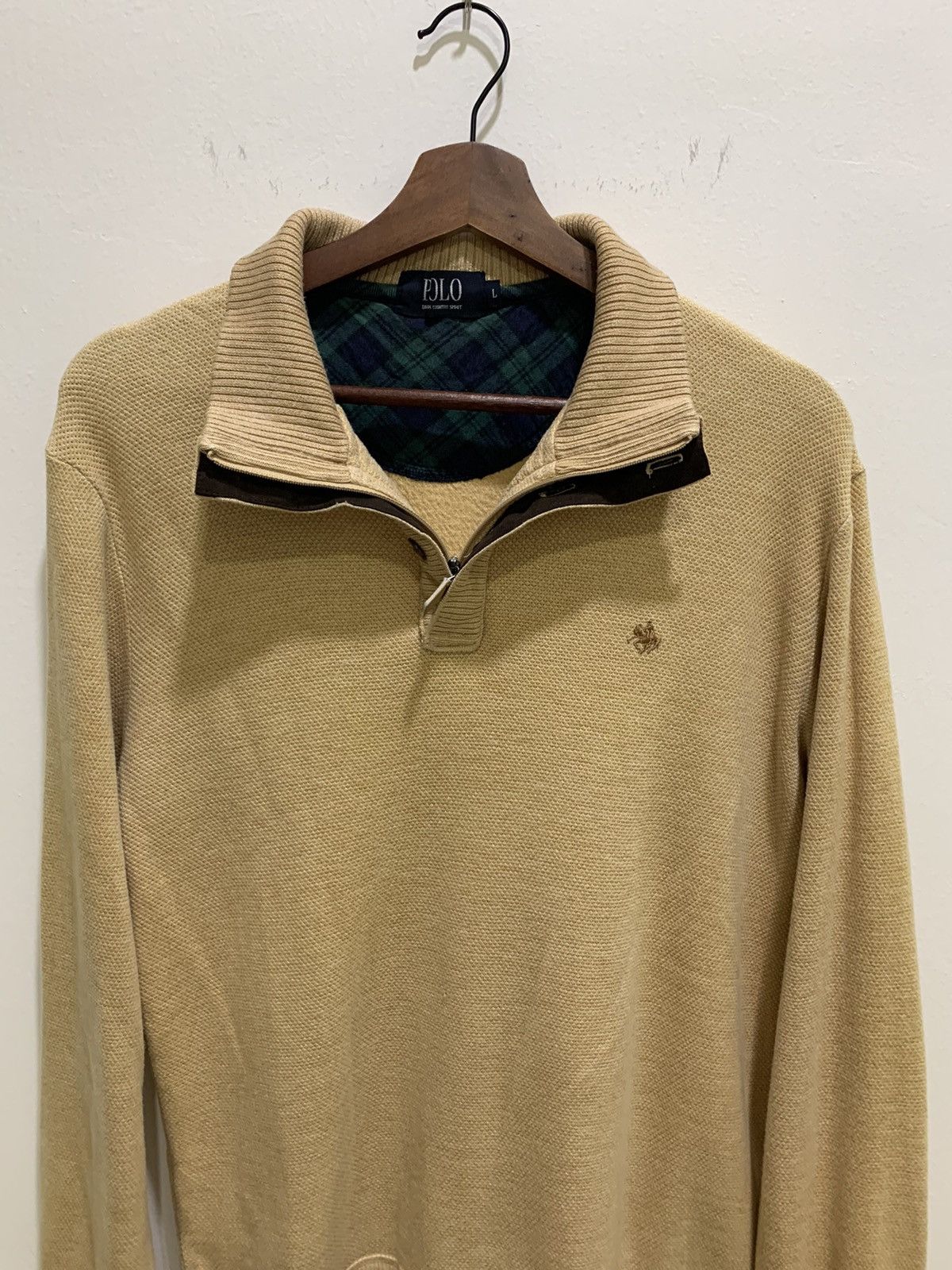 Polo Ralph Lauren × Ralph Lauren Sport POLO RALPH LAUREN BRITISH SPORT Button Up Collar Sweatshirt Size US M / EU 48-50 / 2 - 4 Thumbnail