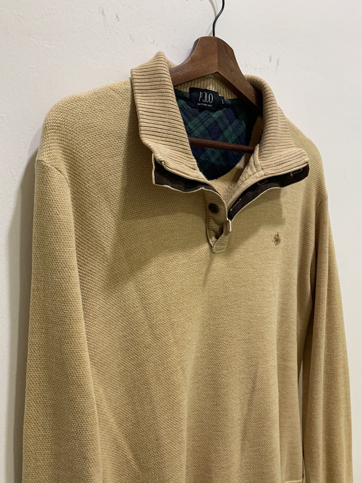 Polo Ralph Lauren × Ralph Lauren Sport POLO RALPH LAUREN BRITISH SPORT Button Up Collar Sweatshirt Size US M / EU 48-50 / 2 - 6 Thumbnail