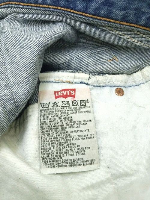 Levi's × Vintage 90s Vintage Levis 501 Distressed Jeans 30x29 Size US 30 / EU 46 - 10 Thumbnail