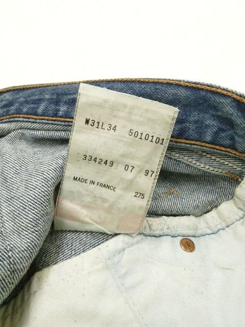 Levi's × Vintage 90s Vintage Levis 501 Distressed Jeans 30x29 Size US 30 / EU 46 - 11 Thumbnail