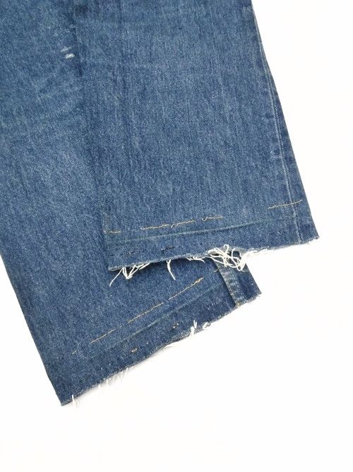 Levi's × Vintage 90s Vintage Levis 501 Distressed Jeans 30x29 Size US 30 / EU 46 - 3 Thumbnail