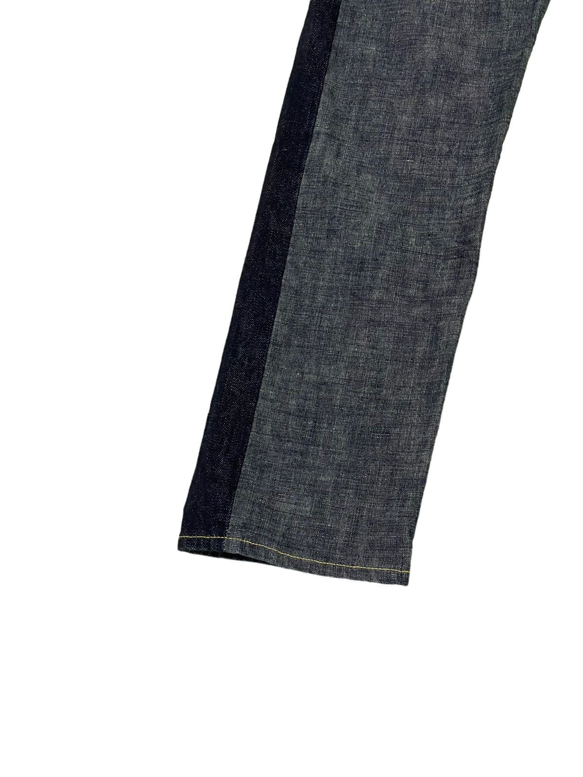 Kapital Nearly Unused Kapital Two Tones Hybrid Denim Slim 1🟦6 Size US 30 / EU 46 - 15 Thumbnail