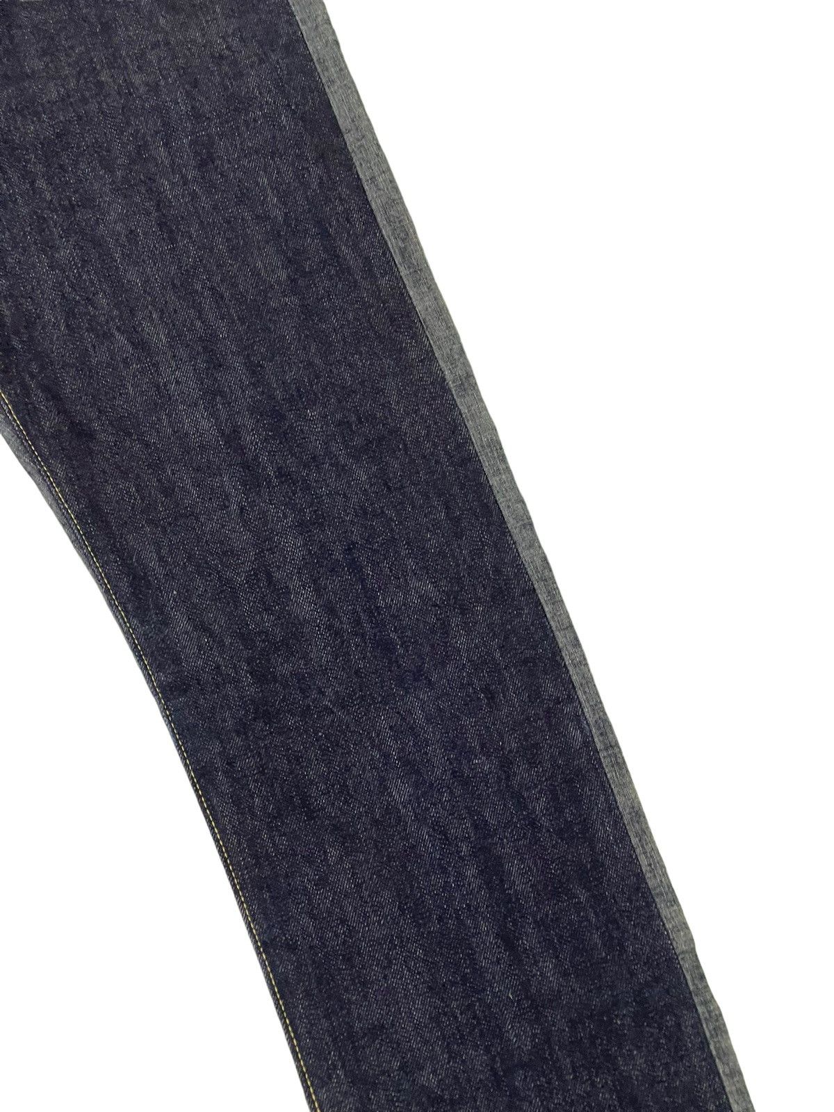Kapital Nearly Unused Kapital Two Tones Hybrid Denim Slim 1🟦6 Size US 30 / EU 46 - 17 Thumbnail
