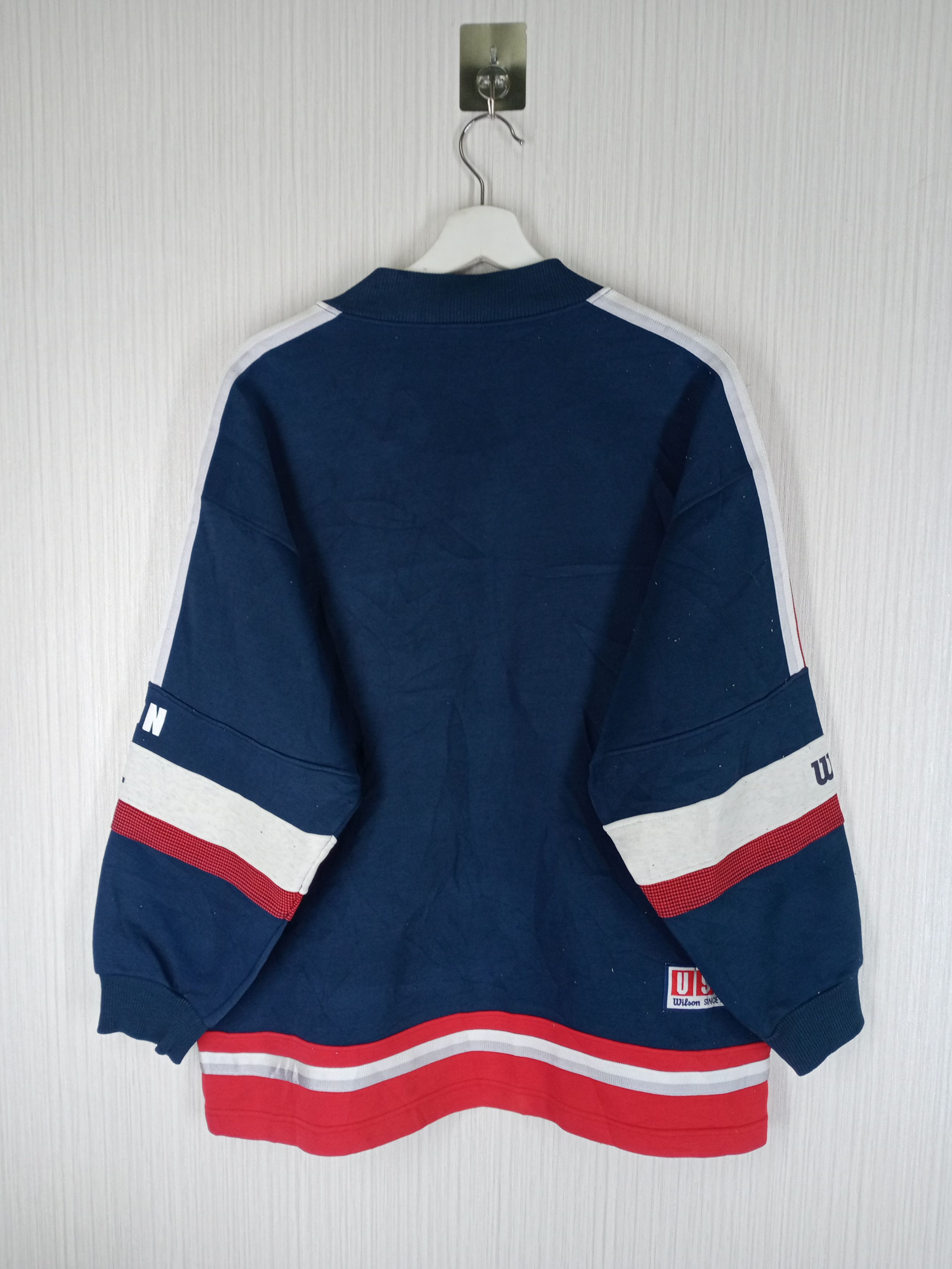 Wilson Vintage 90s Wilson Chicago Usa Sweatshirt Embroidered Logo Size US L / EU 52-54 / 3 - 5 Thumbnail