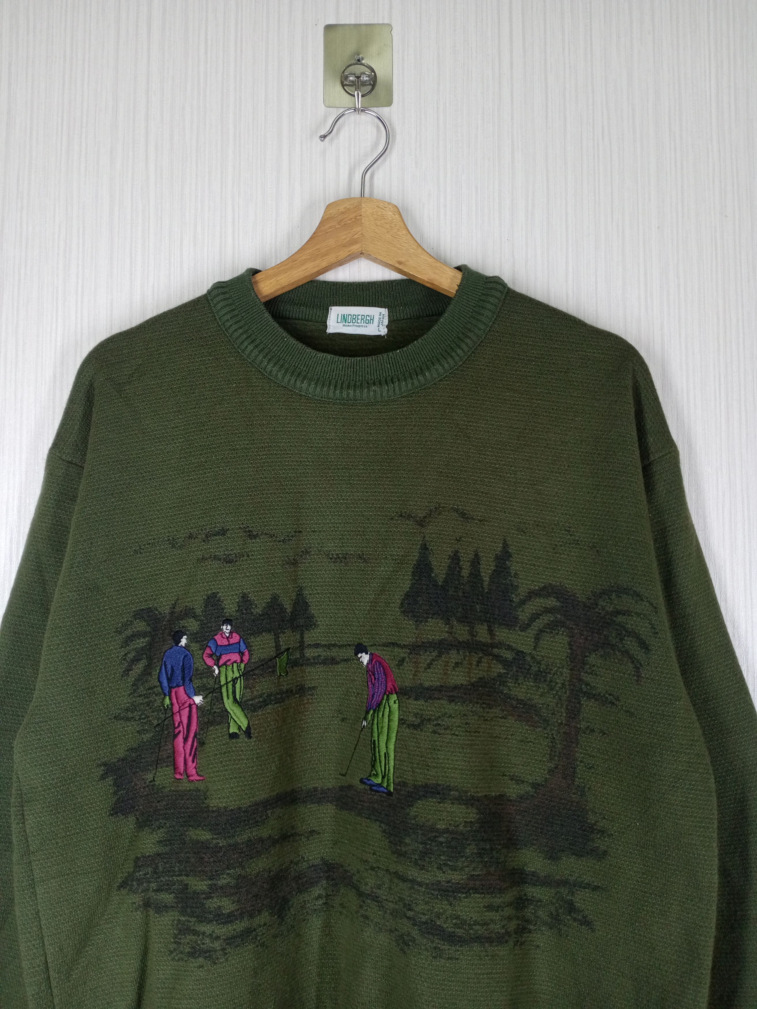 Lindbergh Vintage 90s Lindbergh Crewneck Sweatshirt Size US L / EU 52-54 / 3 - 2 Thumbnail