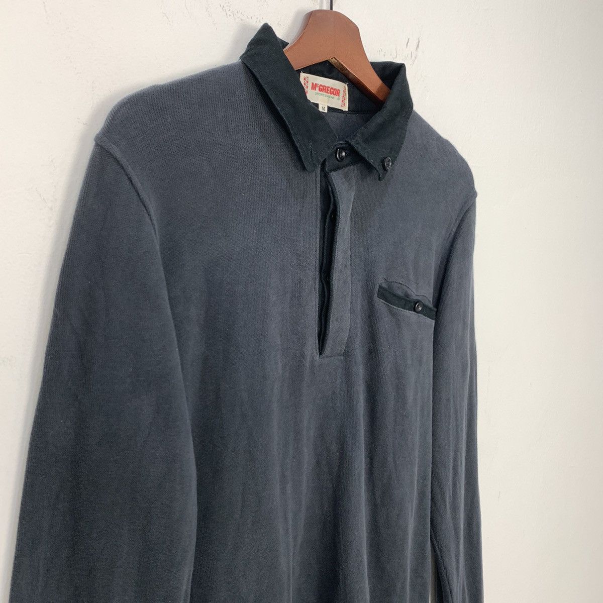 Japanese Brand MCGREGOR SPORTWEAR Vintage 90s HalfButton Collar Sweatshirt Size US M / EU 48-50 / 2 - 5 Thumbnail