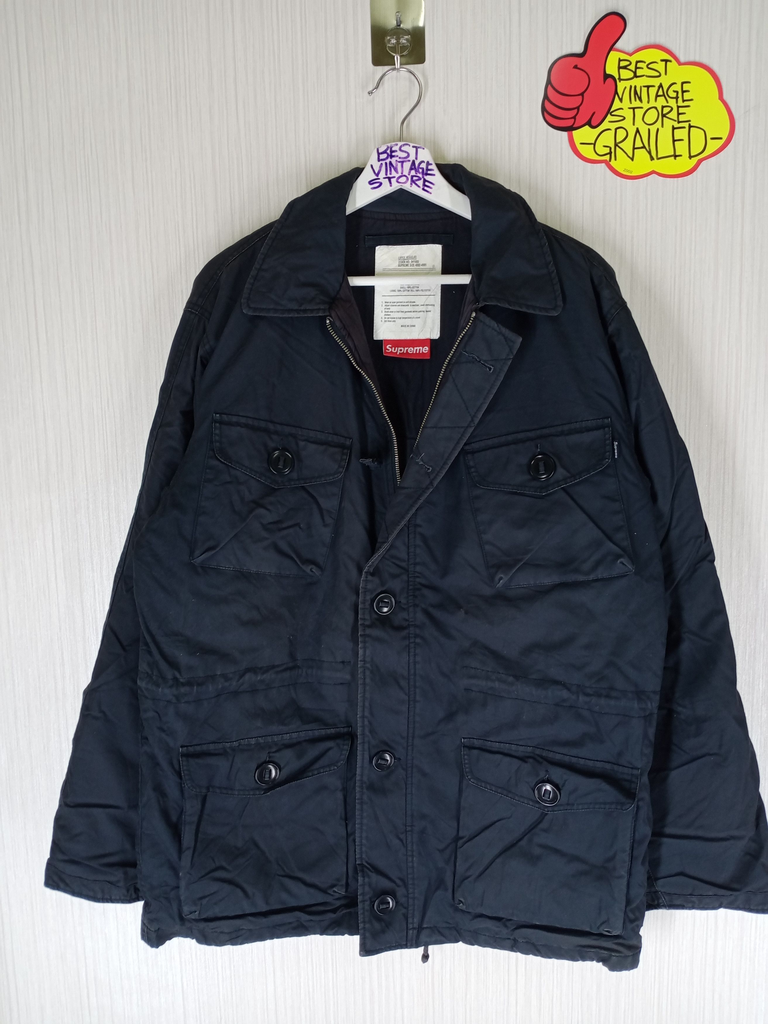 Supreme Vintage Supreme Combat Field/Bombers Jacket Size US L / EU 52-54 / 3 - 4 Thumbnail