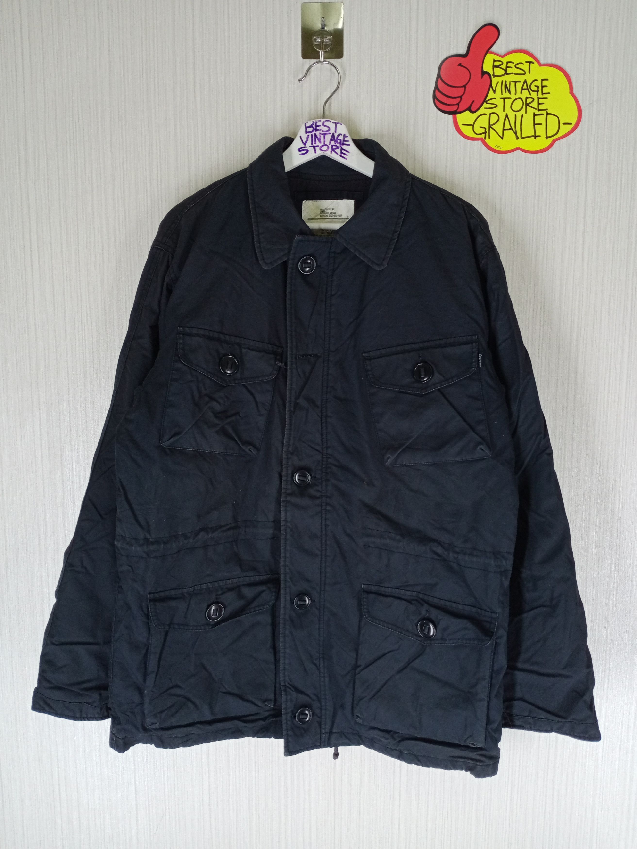Supreme Vintage Supreme Combat Field/Bombers Jacket Size US L / EU 52-54 / 3 - 10 Thumbnail