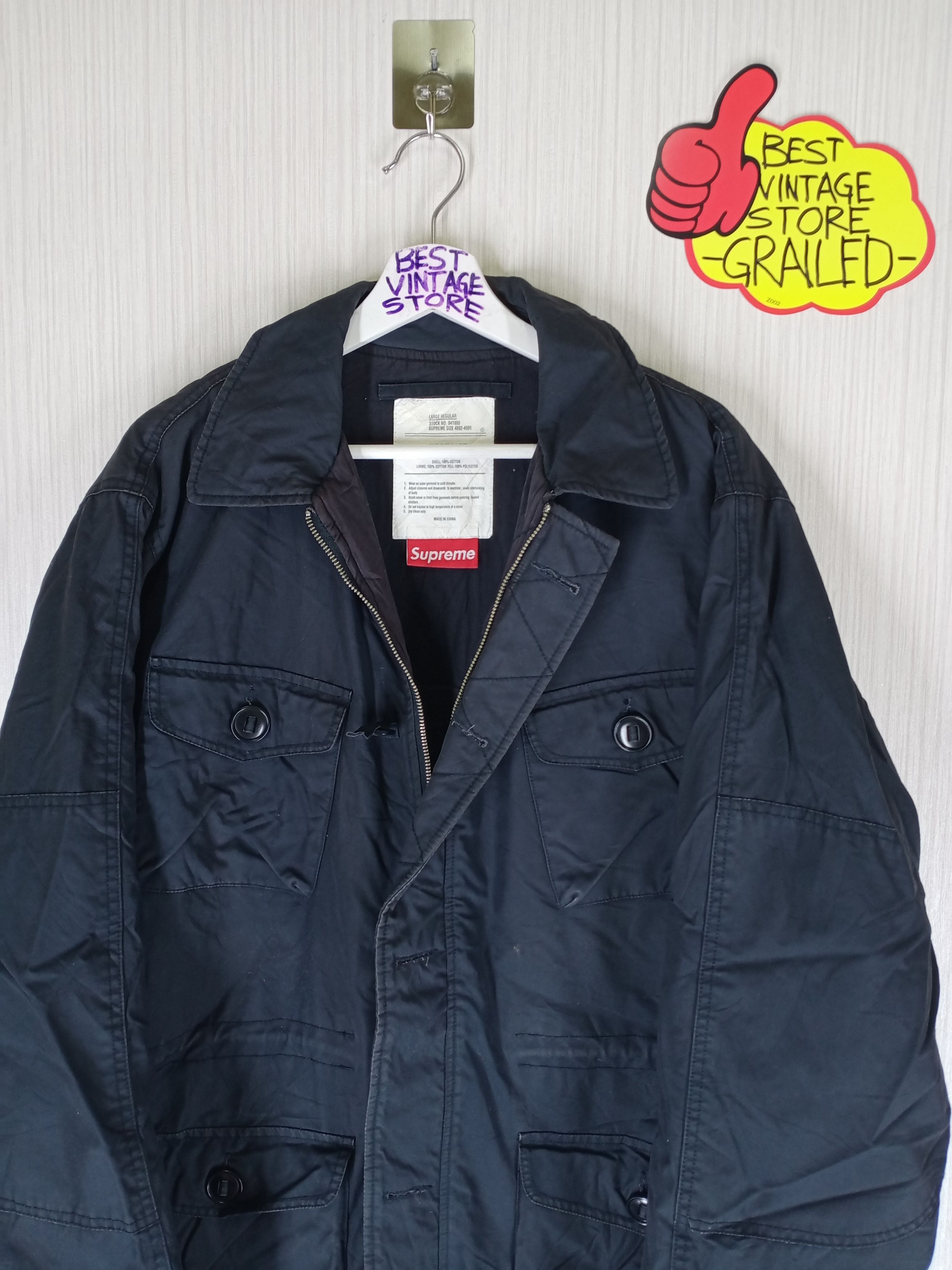 Supreme Vintage Supreme Combat Field/Bombers Jacket Size US L / EU 52-54 / 3 - 1 Thumbnail