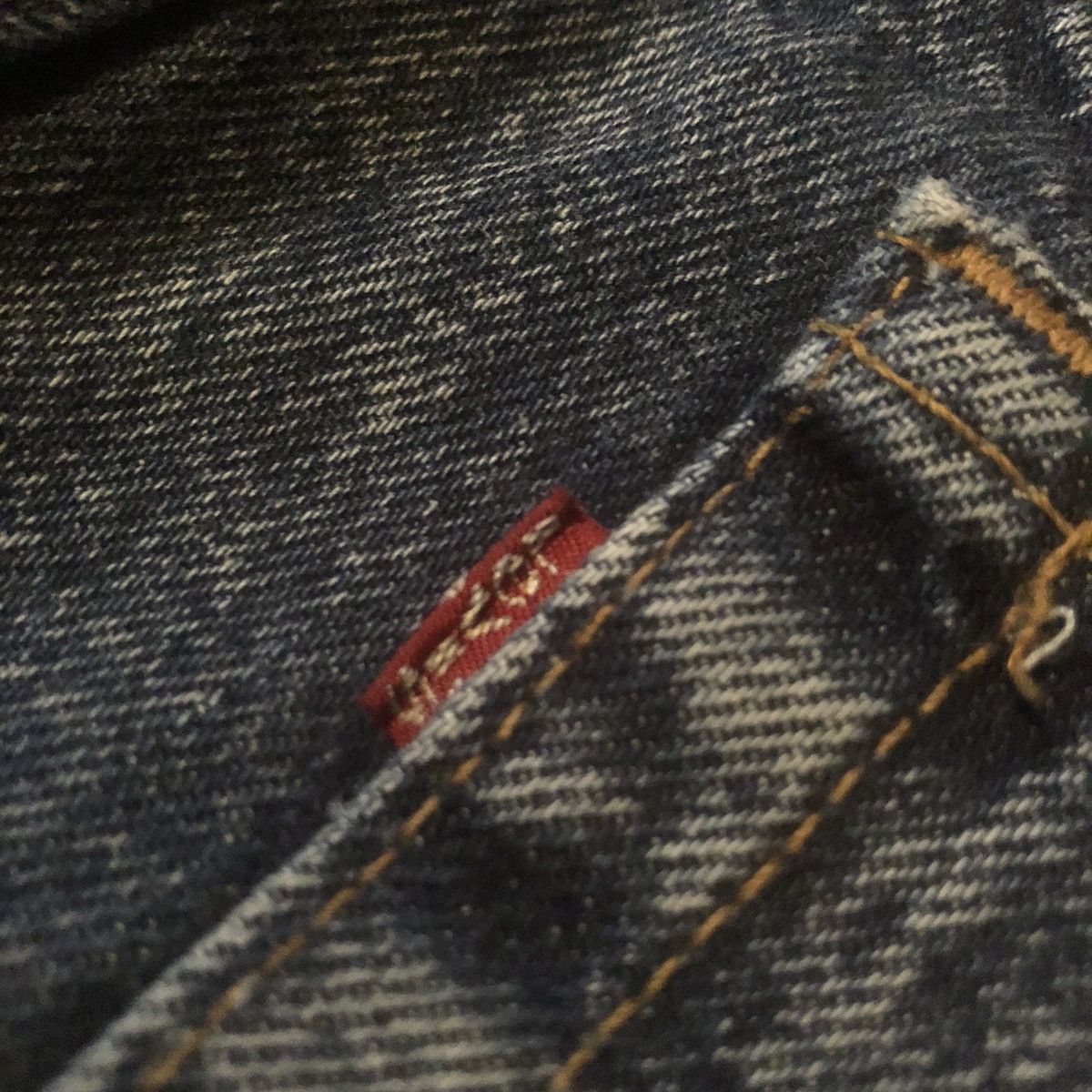 Levi's Vintage 90s Levi’s 506 Stone Blue Washed Denim Jeans 36x32 Size US 36 / EU 52 - 3 Thumbnail