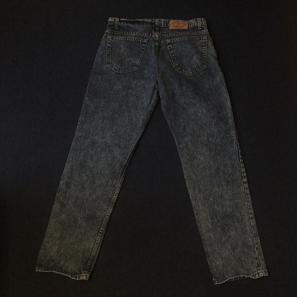 Levi's Vintage 90s Levi’s 506 Stone Blue Washed Denim Jeans 36x32 Size US 36 / EU 52 - 2 Thumbnail