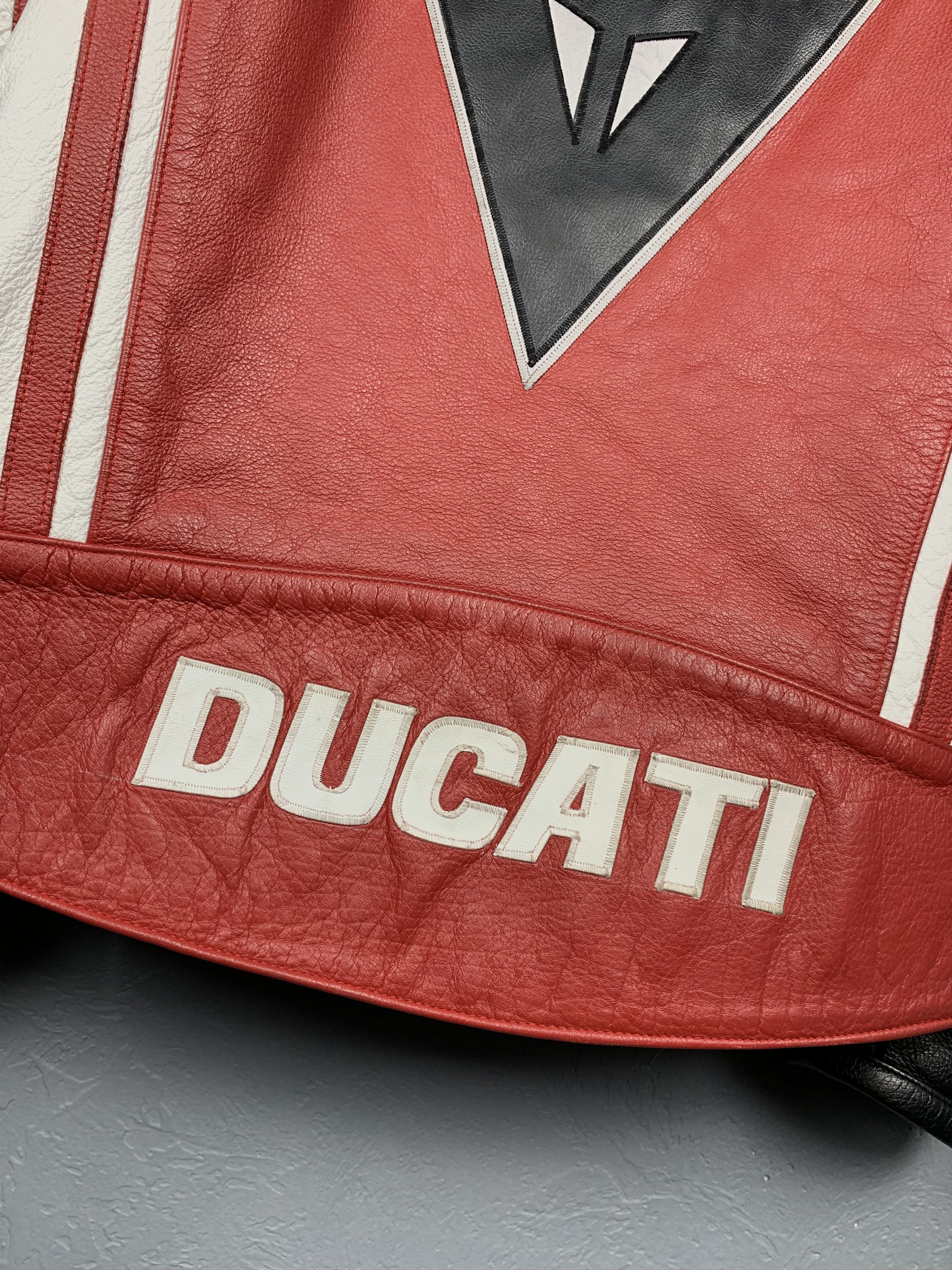 Ducati Ducati Corse Mens Moto Leather Jacket Size US L / EU 52-54 / 3 - 9 Thumbnail