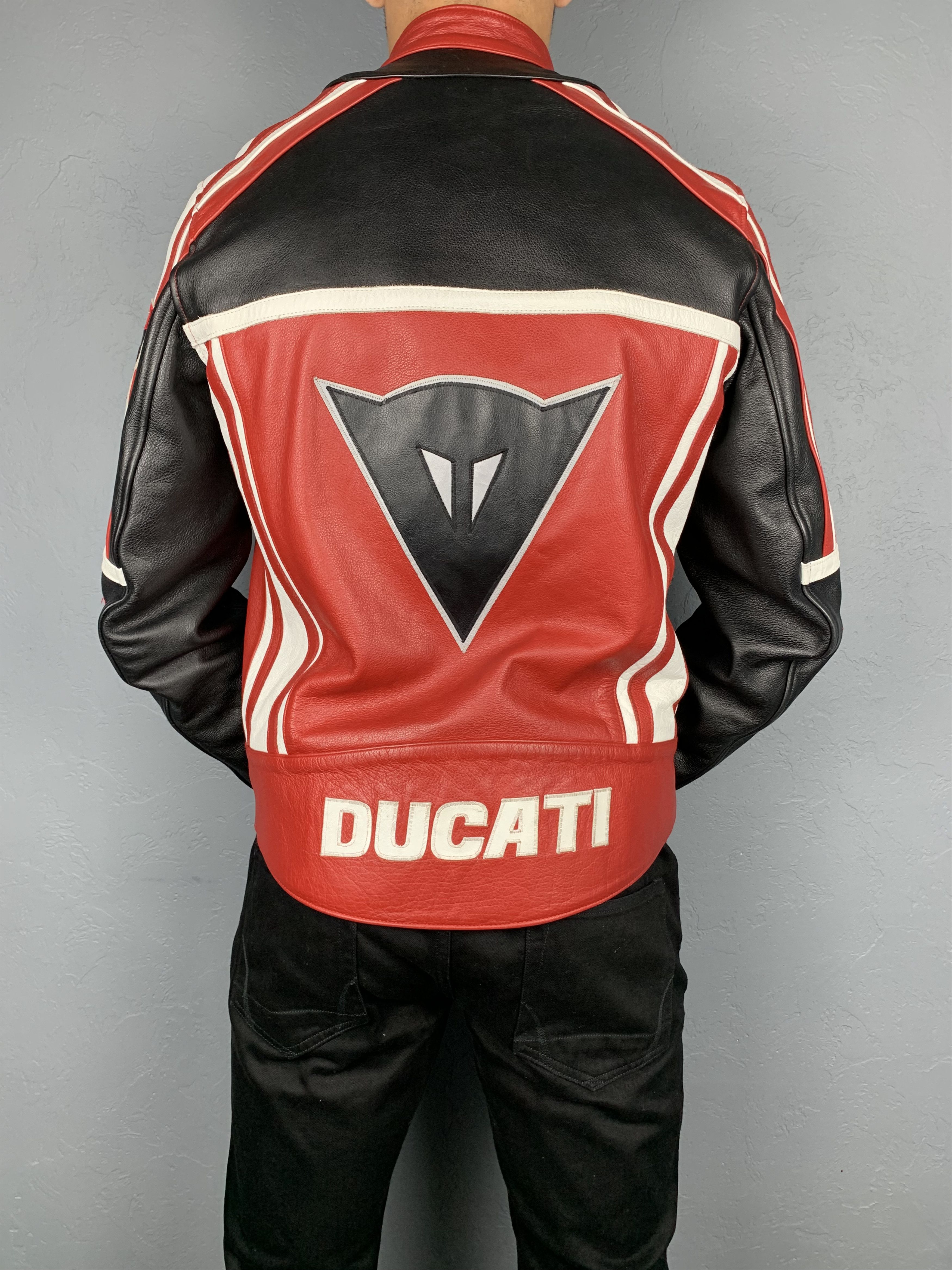 Ducati Ducati Corse Mens Moto Leather Jacket Size US L / EU 52-54 / 3 - 14 Thumbnail