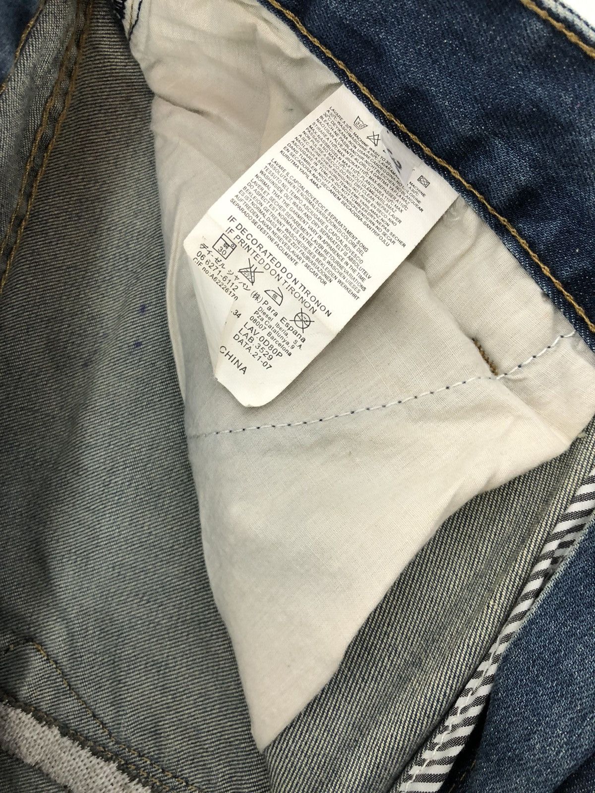 N.Hoolywood Detailed Denim Jeans Size US 33 - 6 Thumbnail