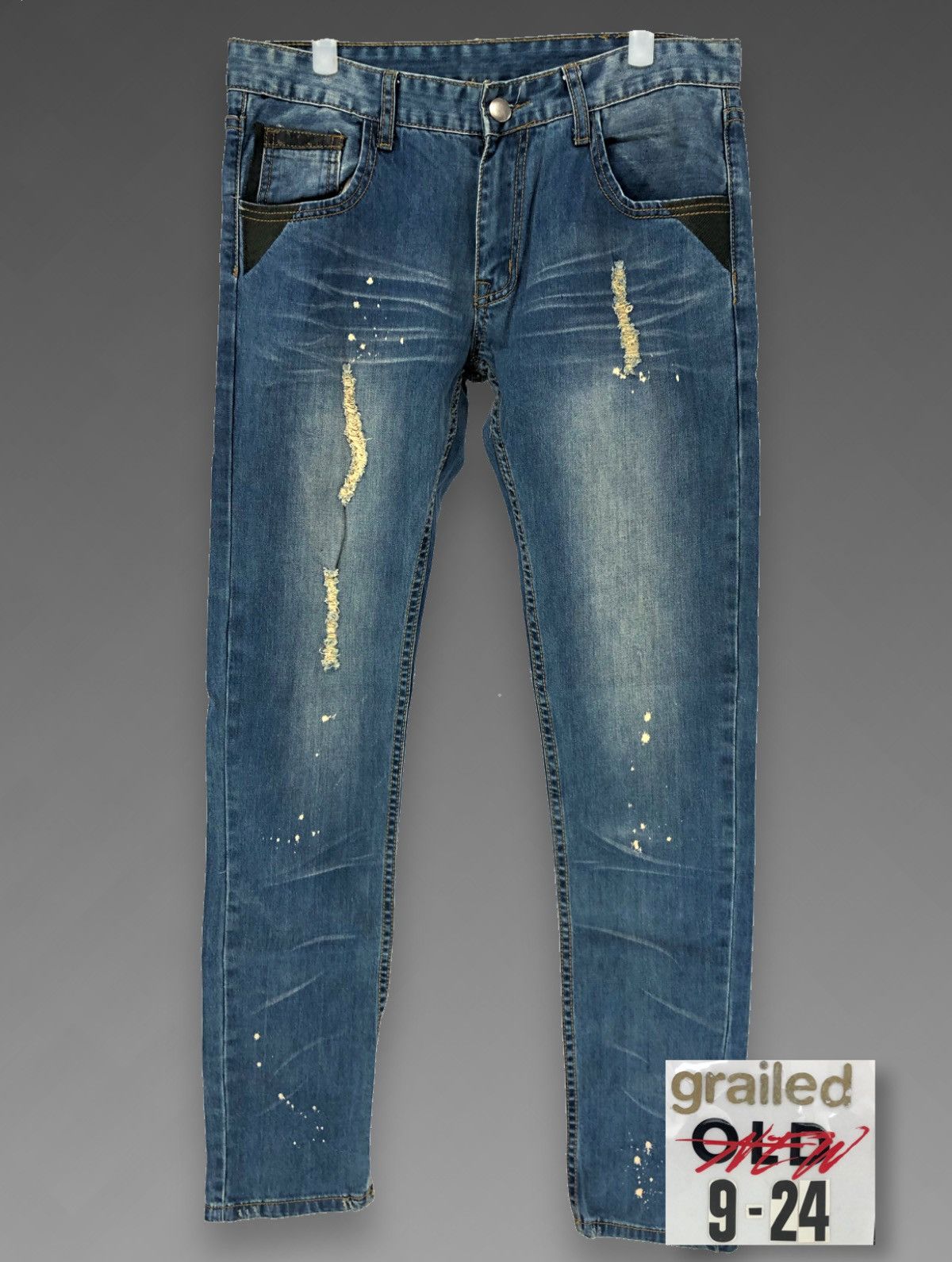 N.Hoolywood Detailed Denim Jeans Size US 33 - 1 Thumbnail