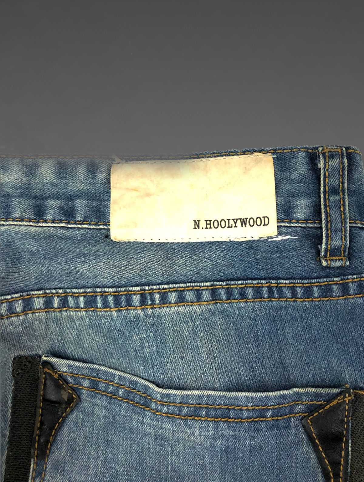 N.Hoolywood Detailed Denim Jeans Size US 33 - 5 Thumbnail