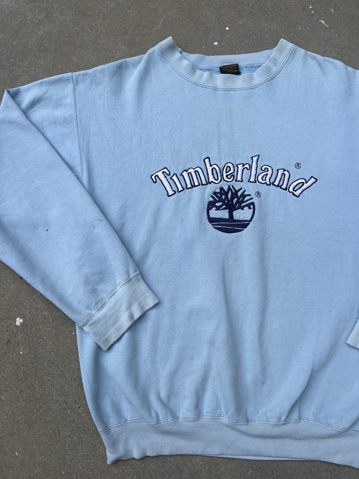 Timberland × Vintage Vintage 90s Timberland embroidered spell out tree logo crew Size US M / EU 48-50 / 2 - 2 Thumbnail