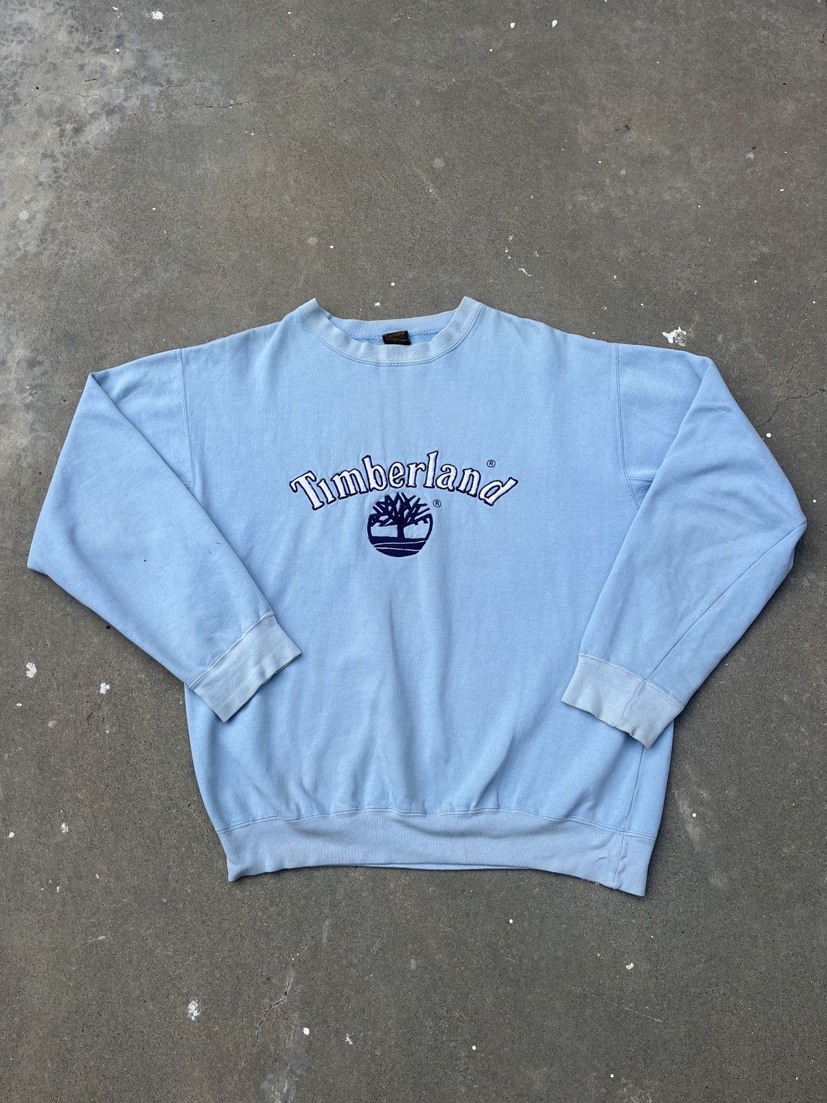 Timberland × Vintage Vintage 90s Timberland embroidered spell out tree logo crew Size US M / EU 48-50 / 2 - 1 Thumbnail