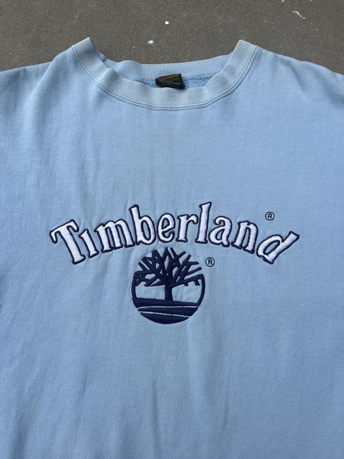 Timberland × Vintage Vintage 90s Timberland embroidered spell out tree logo crew Size US M / EU 48-50 / 2 - 5 Thumbnail