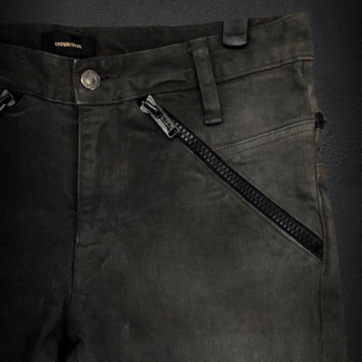 Undercover 15SS Stretch Ripped Knee Zipper Pants 04503-1 Size US 32 / EU 48 - 4 Thumbnail