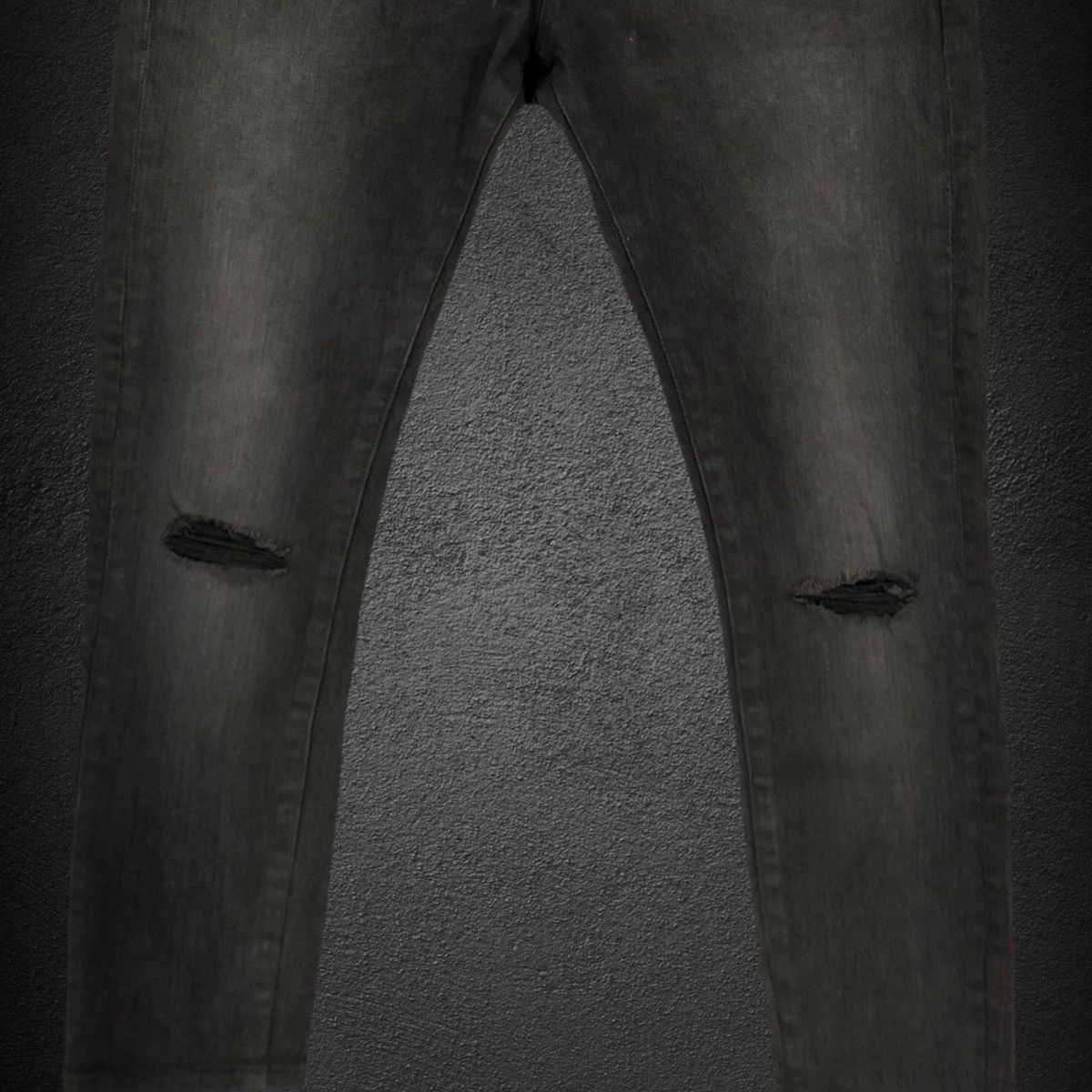 Undercover 15SS Stretch Ripped Knee Zipper Pants 04503-1 Size US 32 / EU 48 - 5 Thumbnail
