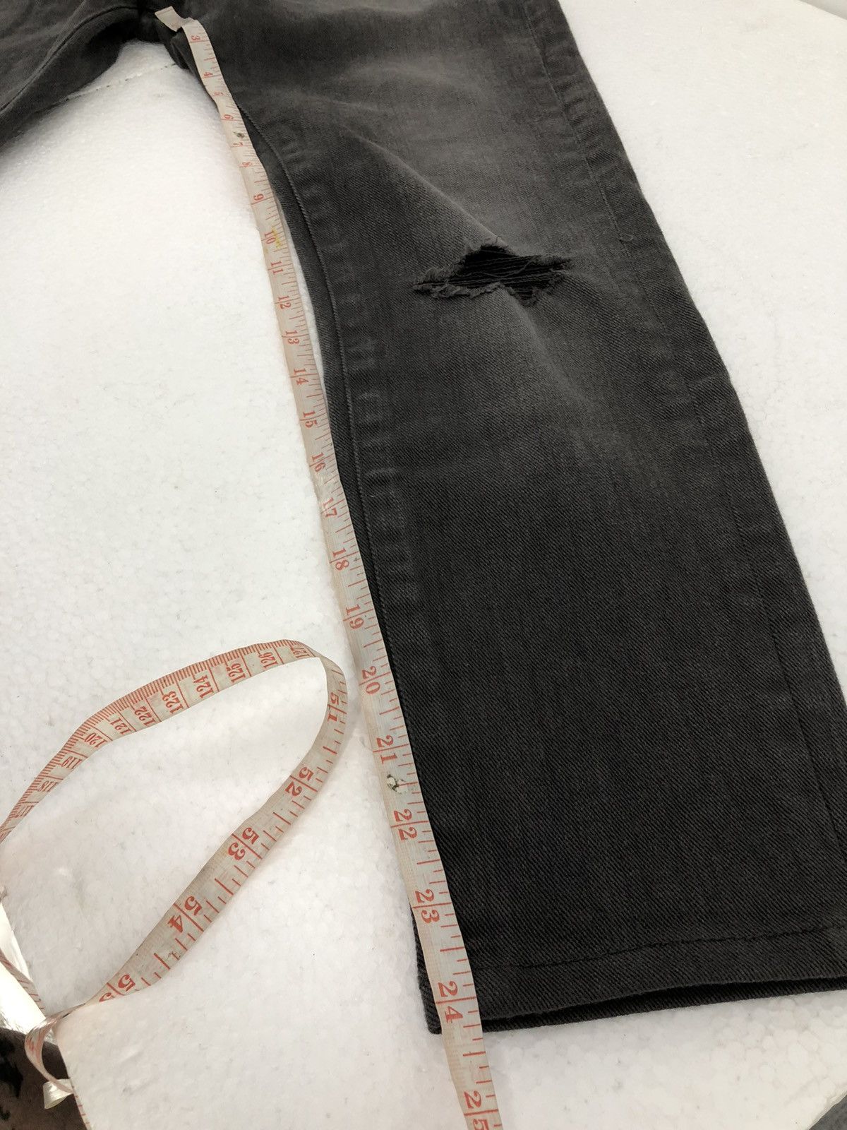 Undercover 15SS Stretch Ripped Knee Zipper Pants 04503-1 Size US 32 / EU 48 - 11 Thumbnail
