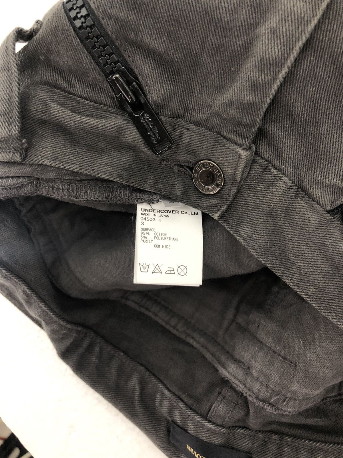 Undercover 15SS Stretch Ripped Knee Zipper Pants 04503-1 Size US 32 / EU 48 - 9 Thumbnail